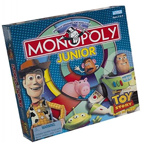 Junior Monopoly Board Game - Family Fun Strategy Game for Kids, Perfect for Family Game Nights and Educational Playtime
