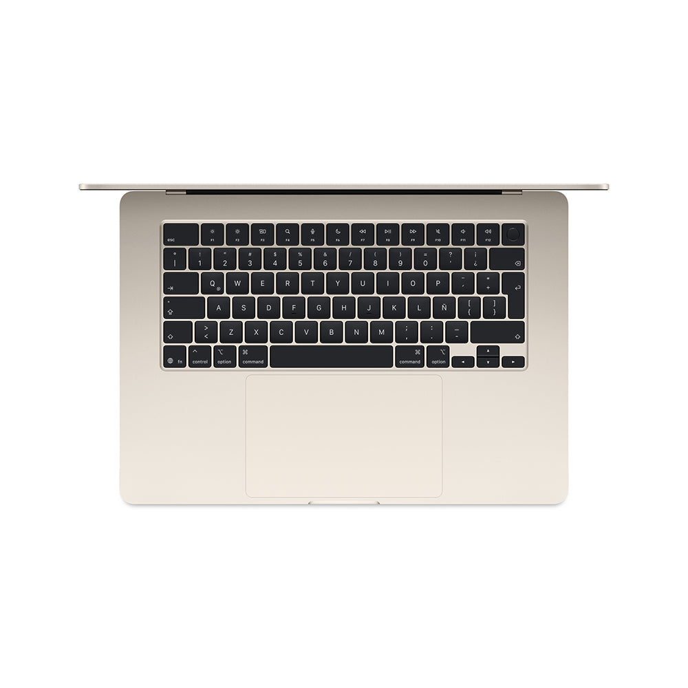 Apple MacBook Air 15-inch with M4 Chip - 10-Core CPU & 10-Core GPU, 512GB SSD Storage in Starlight White | Perfect for Business, School & Creative Work