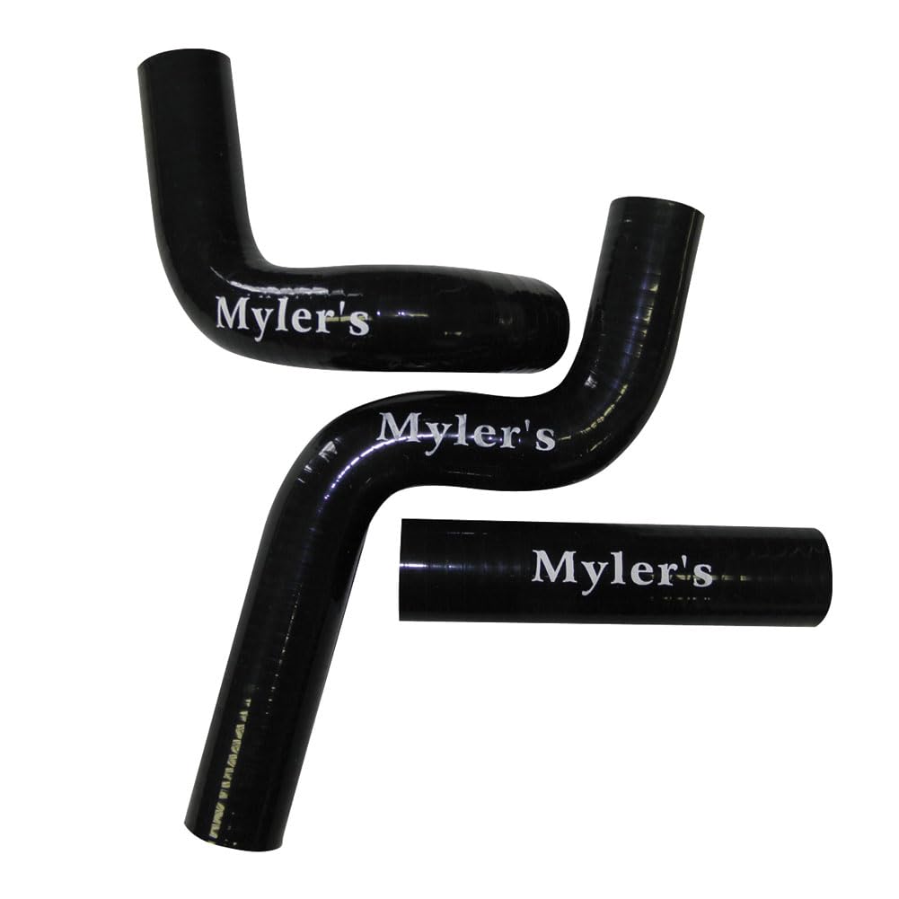 High-Performance Mylers Silicone Radiator Hose Kit - Black - Compatible with KTM 525 XC-W 2007 - Durable & Heat Resistant - Perfect for Off-Road, Racing & Motorcycle Upgrades