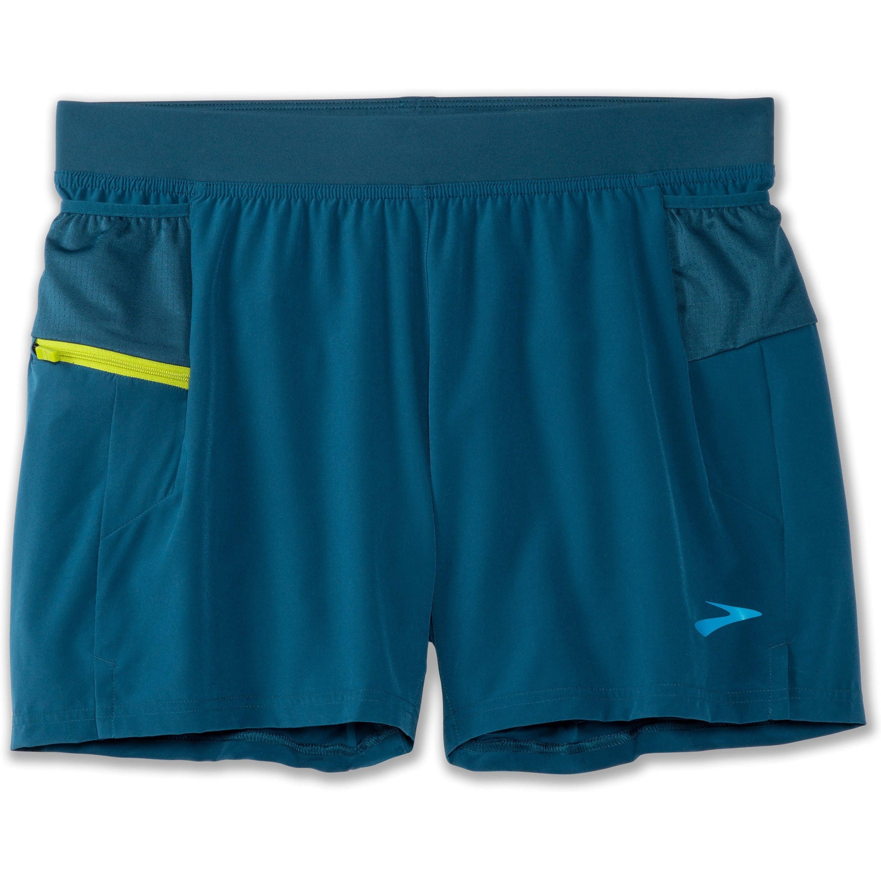 Brooks Sherpa 5 Men's 2-in-1 Running Shorts with Built-in Liner - Perfect for Jogging, Gym Workouts & Outdoor Activities