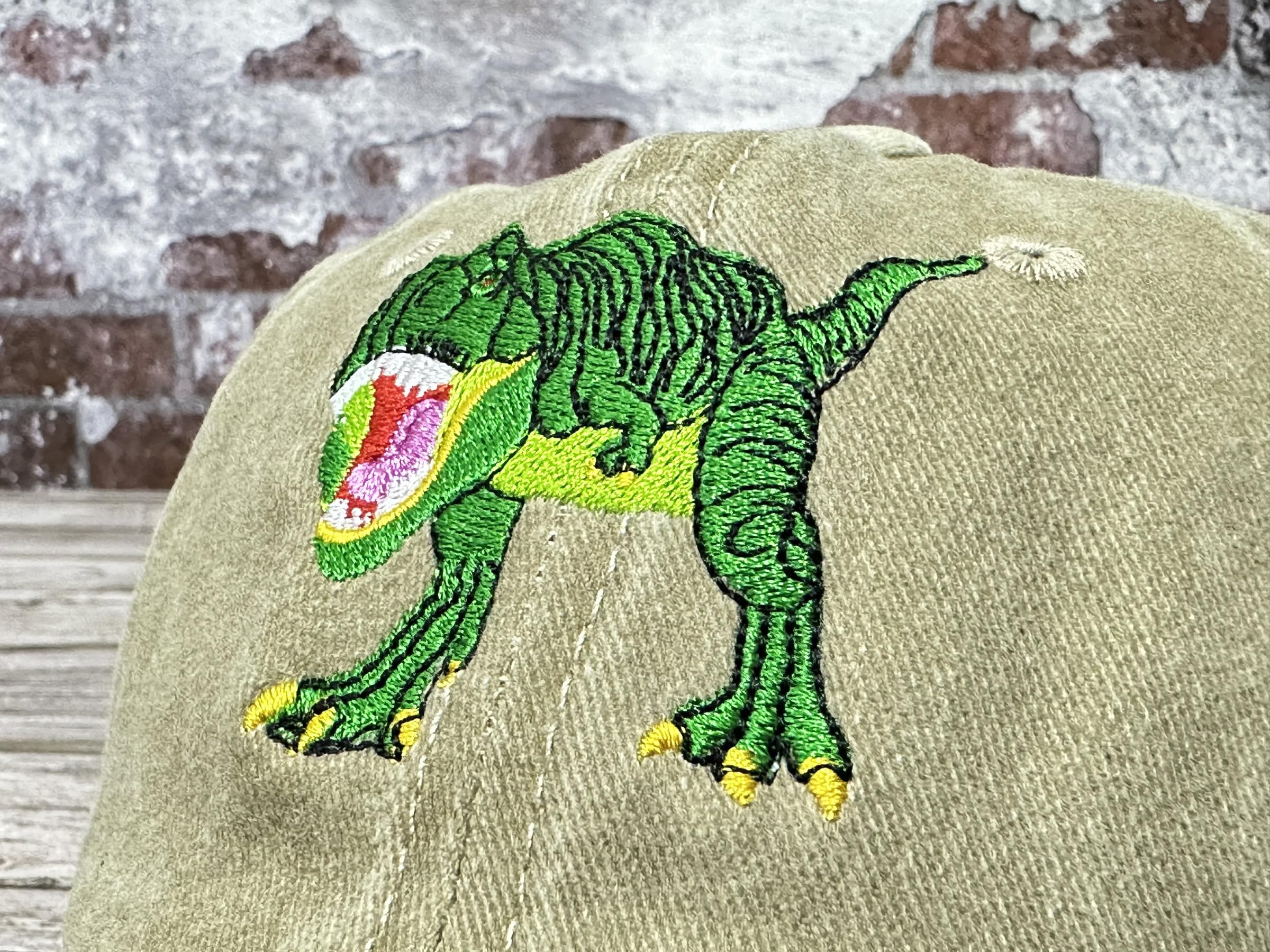 Hepandy Tyrannosaurus T-Rex Dinosaur Hat for Kids - Adjustable Dino Costume Hat for Boys & Girls - Perfect for Halloween, Birthday Parties & Dinosaur Theme Events