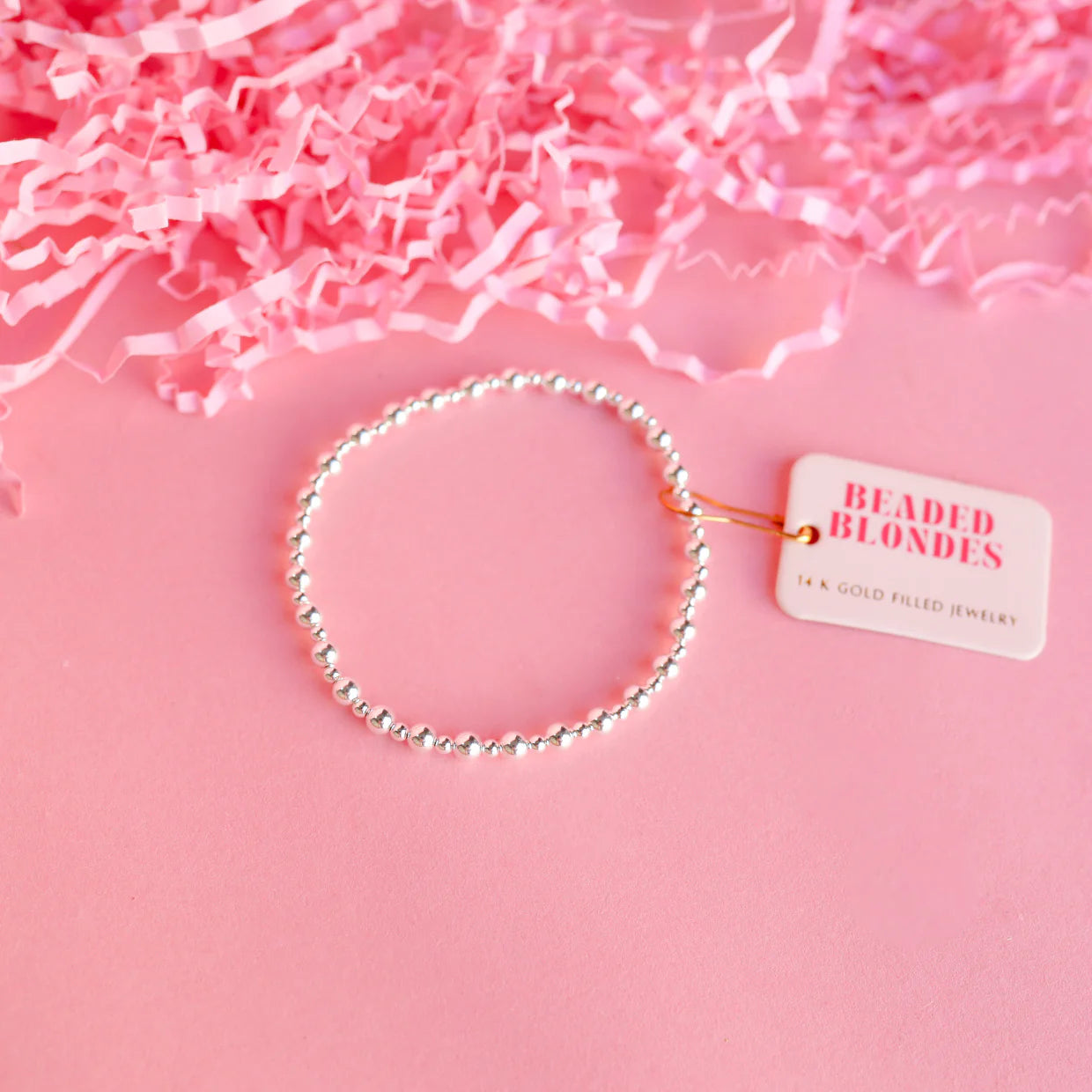 Elegant Silver Beaded Bracelet for Women - Mini Katy Extended Chain Jewelry - Perfect for Parties, Weddings & Everyday Wear