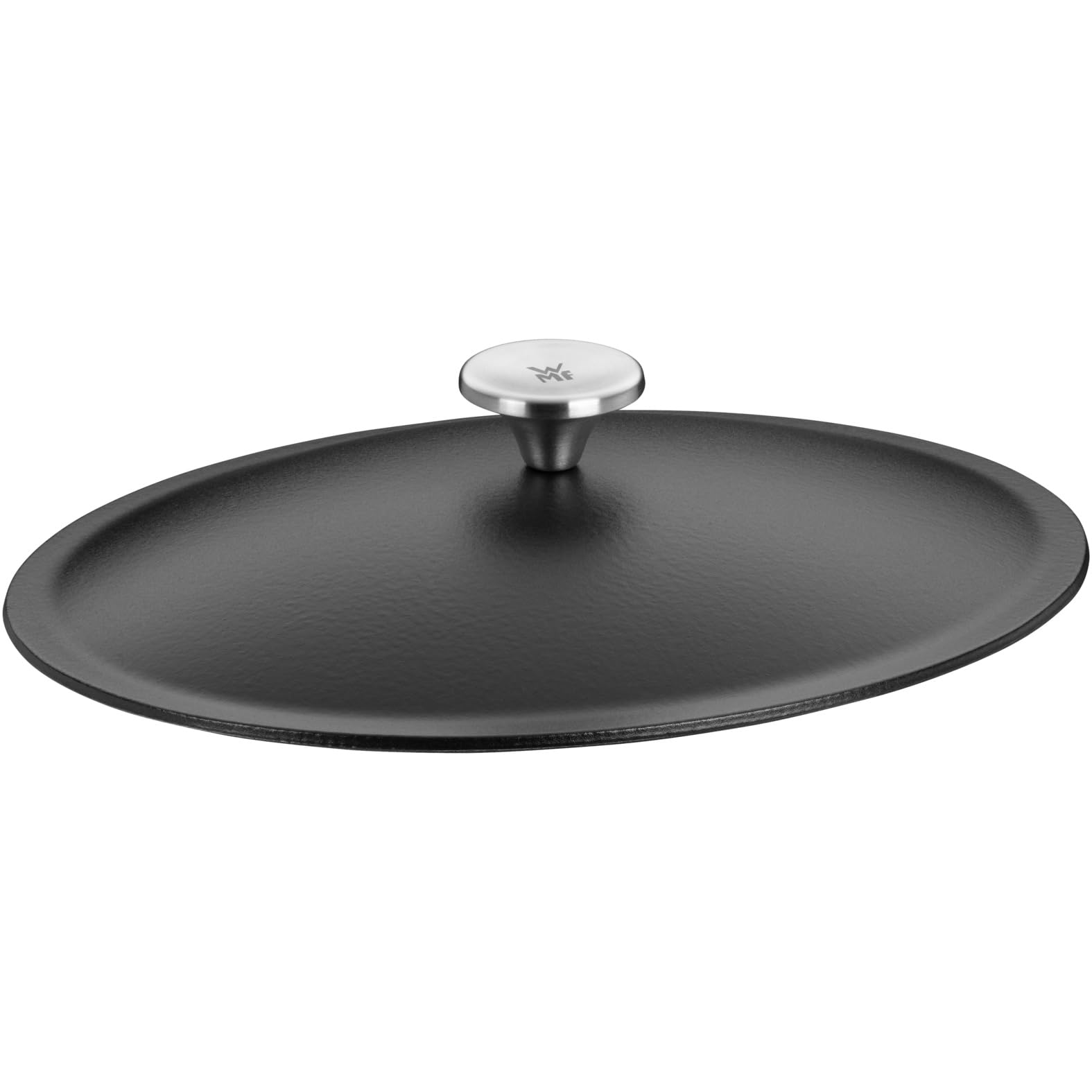 WMF Covered Roasting Pan - Premium Cast Iron Cookware, Black, 56 x 27.5 x 56 cm - Perfect for Oven Roasting, Baking, and Serving Dishes for Family Gatherings