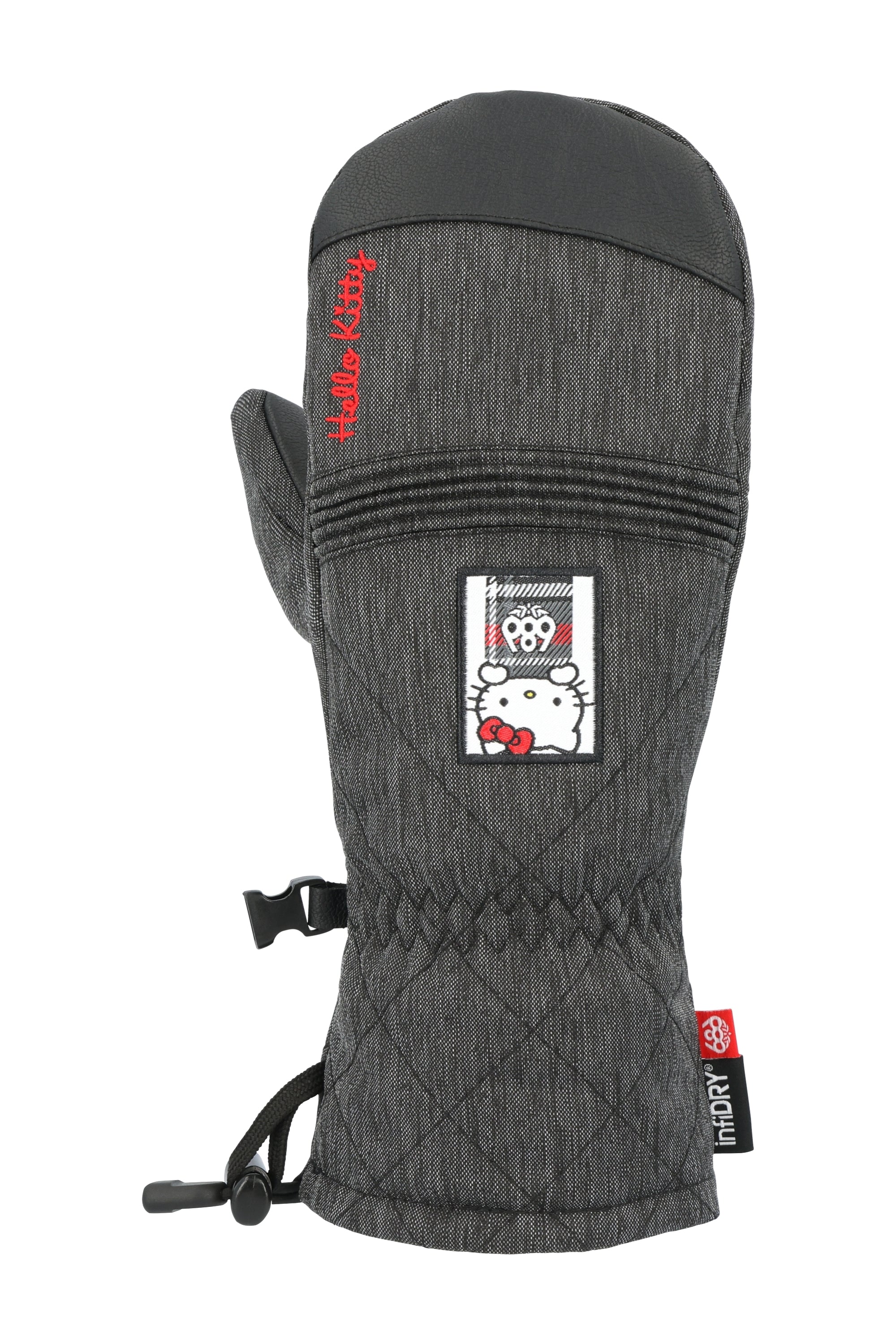 686 Women's Jubilee Mitt 2025 - Waterproof Winter Gloves for Skiing, Snowboarding & Outdoor Activities - Warm Fleece Lined Cold Weather Gloves