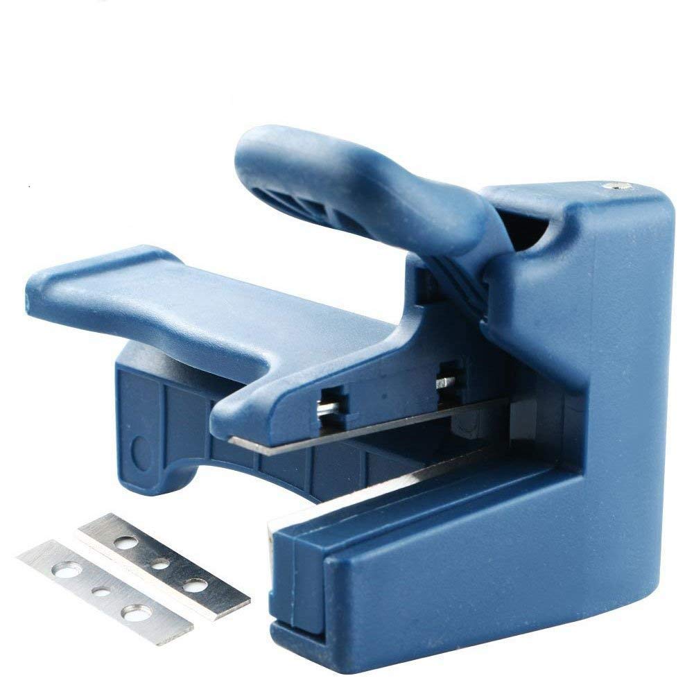 Premium Manual Edge Trimmer for Woodworking - Carbon Steel Blade Edge Banding Cutter - Perfect for DIY Furniture, Cabinets & Home Improvement Projects