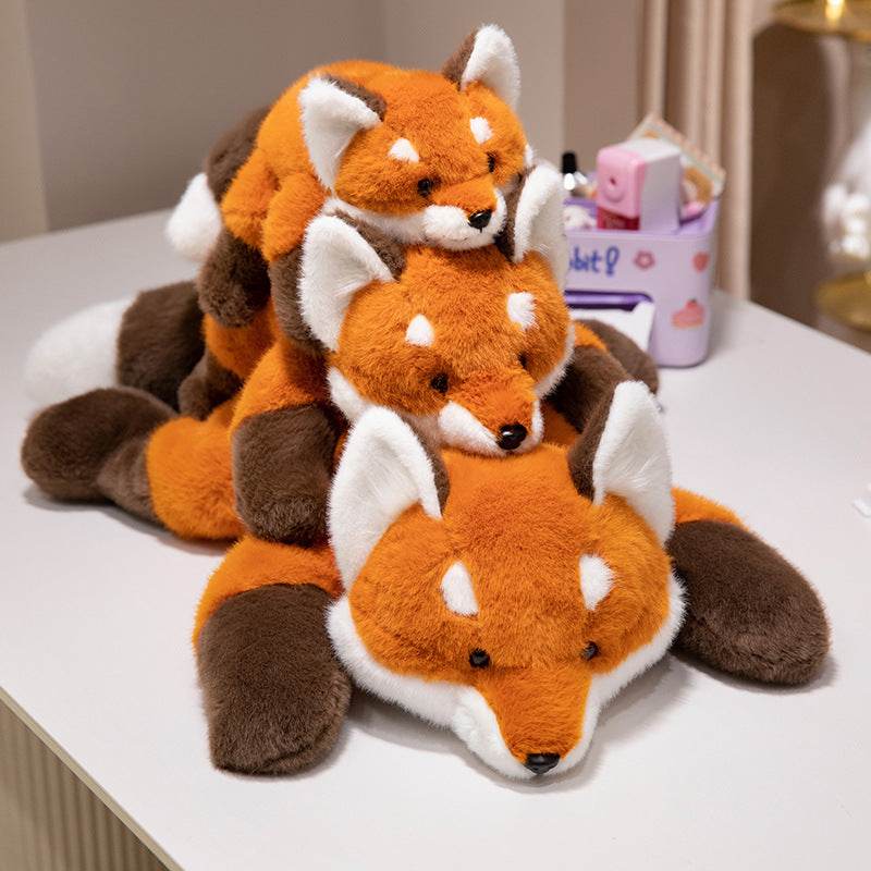 Foksi: Adorable Kawaii Fox Plushie - Soft Stuffed Animal Toy for Kids & Adults | Perfect for Cuddling, Home Decor, and Gift Giving