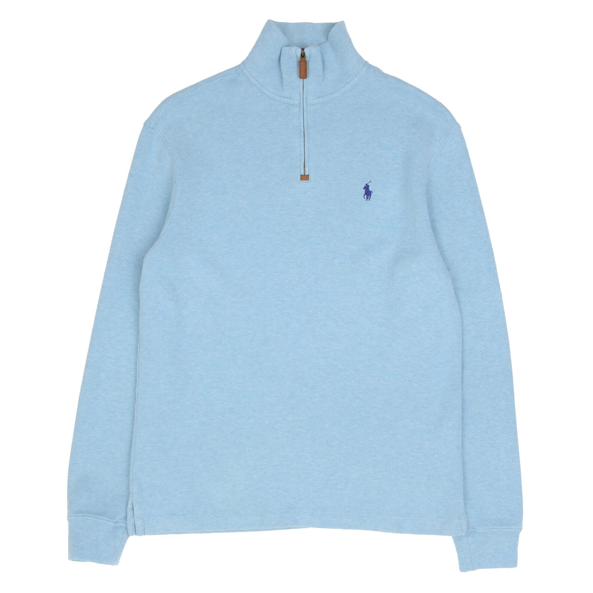 Polo Ralph Lauren Light Blue Quarter Zip Sweater for Men - Size Small | Casual & Business Wear