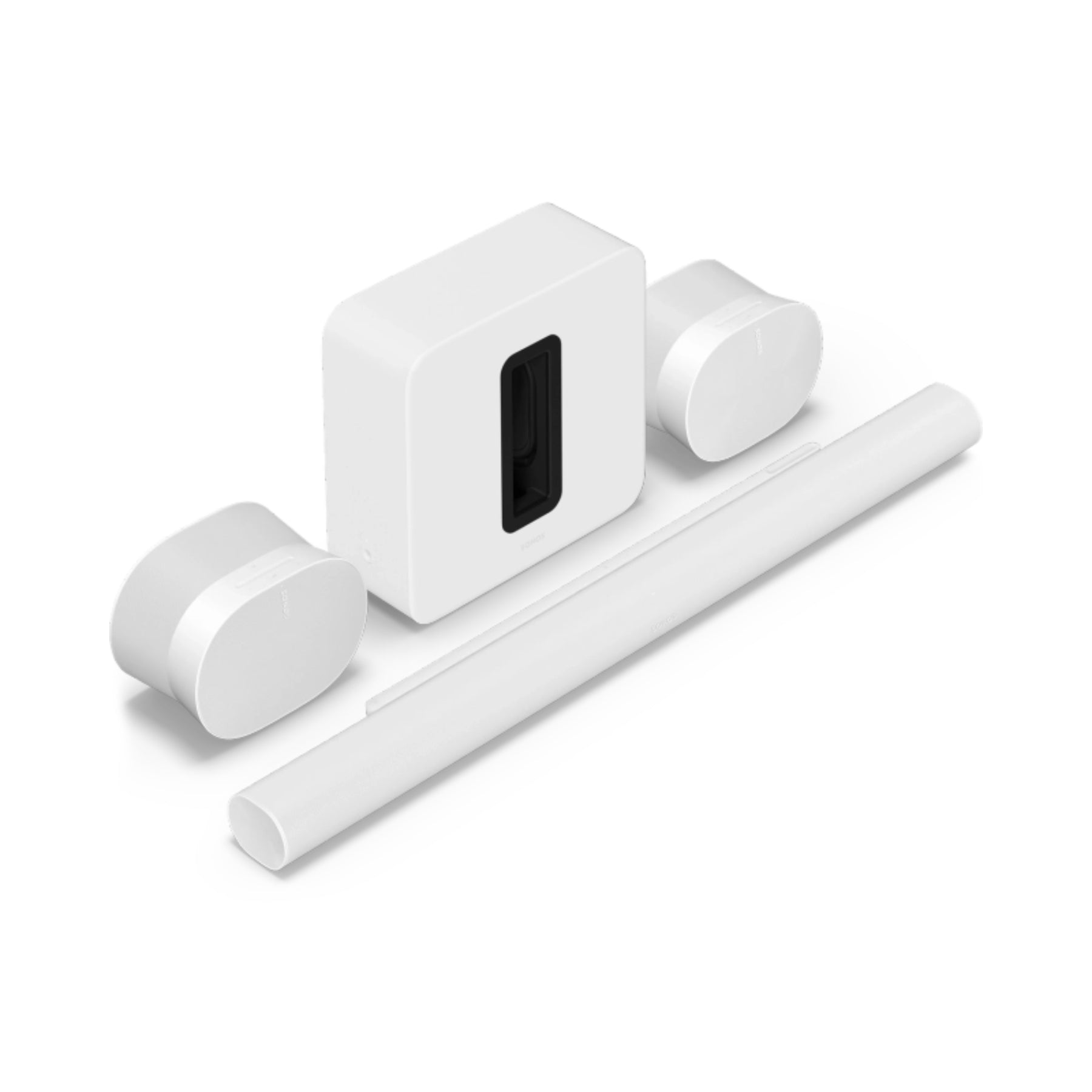 Sonos Ultimate Immersive Home Theater System with Arc Soundbar - Premium Dolby Atmos Surround Sound for Movies, Music & Gaming | Perfect for Living Rooms & Home Cinemas