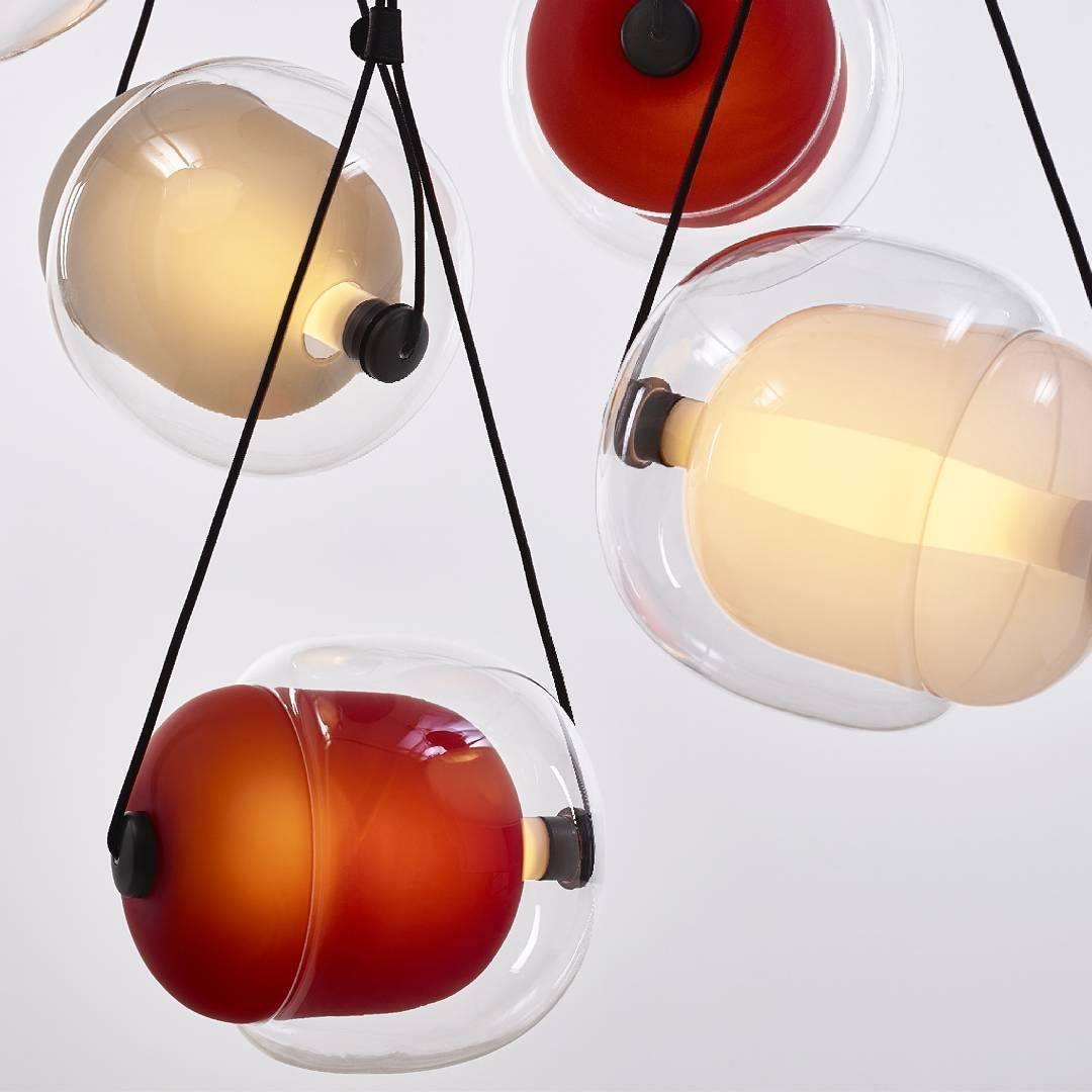 Elegant Cello Glass Pendant Light - Modern Ceiling Lighting Fixture for Dining Room, Kitchen Island & Bedroom Decor