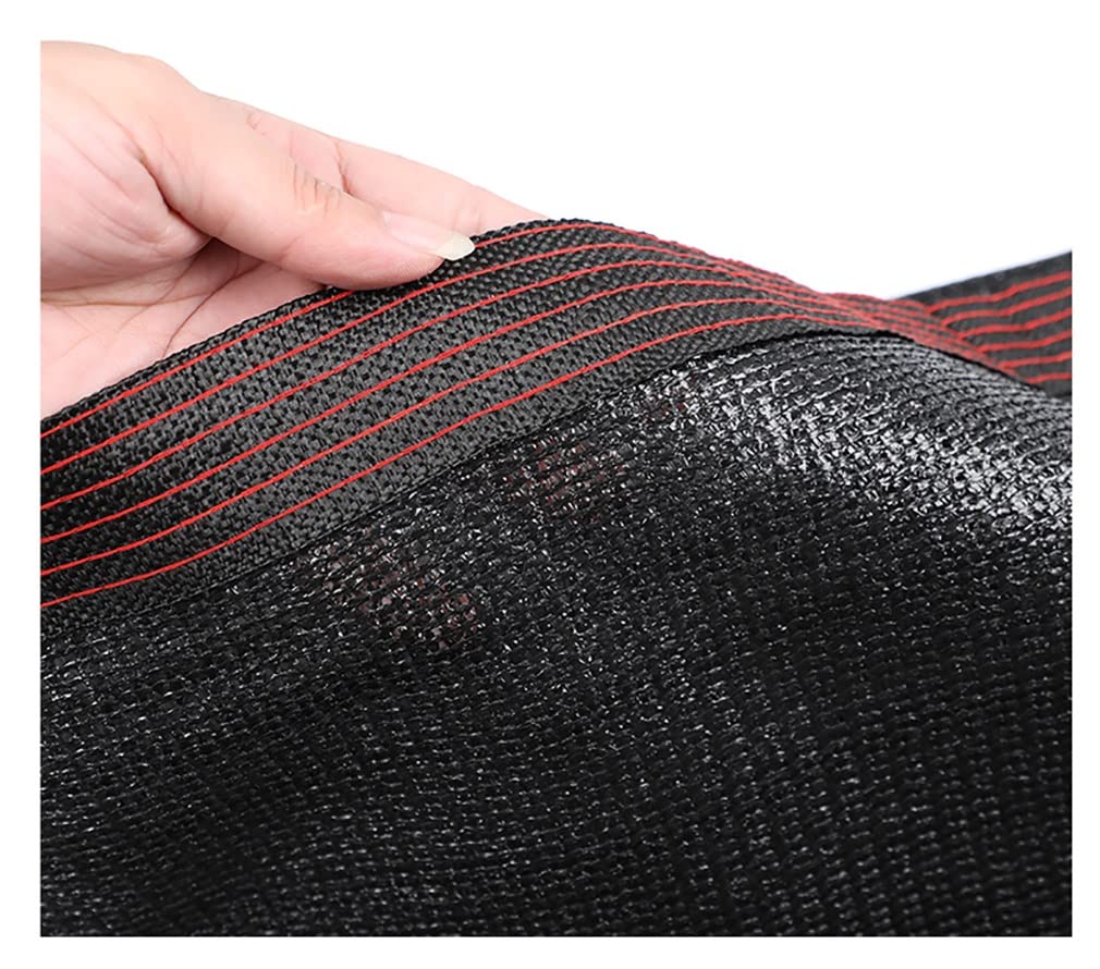 40% Black Shade Cloth - Durable UV-Resistant Mesh Tarp with Reinforced Grommets - Garden Sun Shade Netting for Pergola, Greenhouse, Plants, Chicken Coop - Anti-Freeze Protection (4x5m, Black) - Perfect for Outdoor Gardening, Patio Cover & Plant Protection