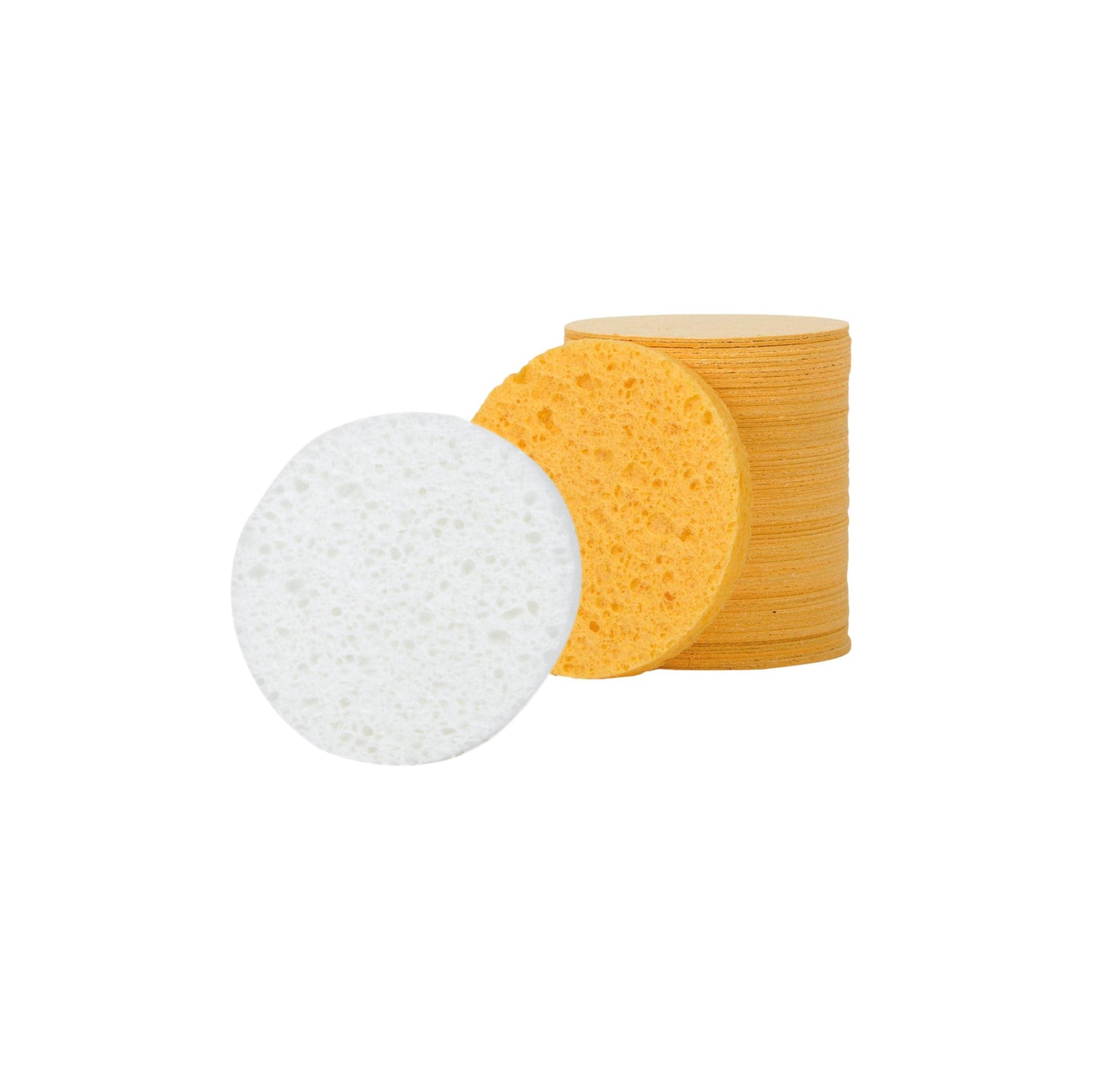 Professional Round Compressed Sponge Set - 75 Pack | High-Quality Cleaning & Makeup Sponges for Beauty, Art & Household Use