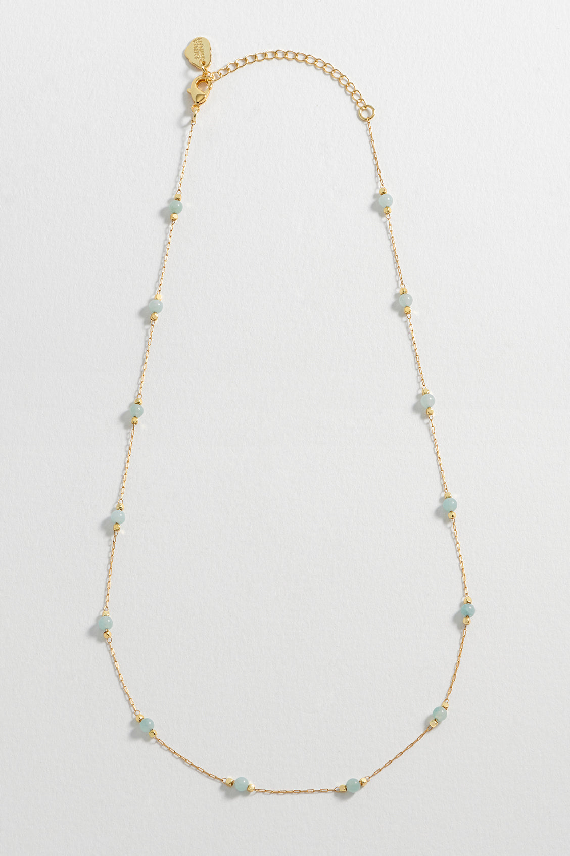 Healing Amazonite Gemstone Bead Necklace for Women - Natural Crystal Jewelry for Stress Relief & Positive Energy - Perfect for Meditation, Yoga & Spiritual Healing