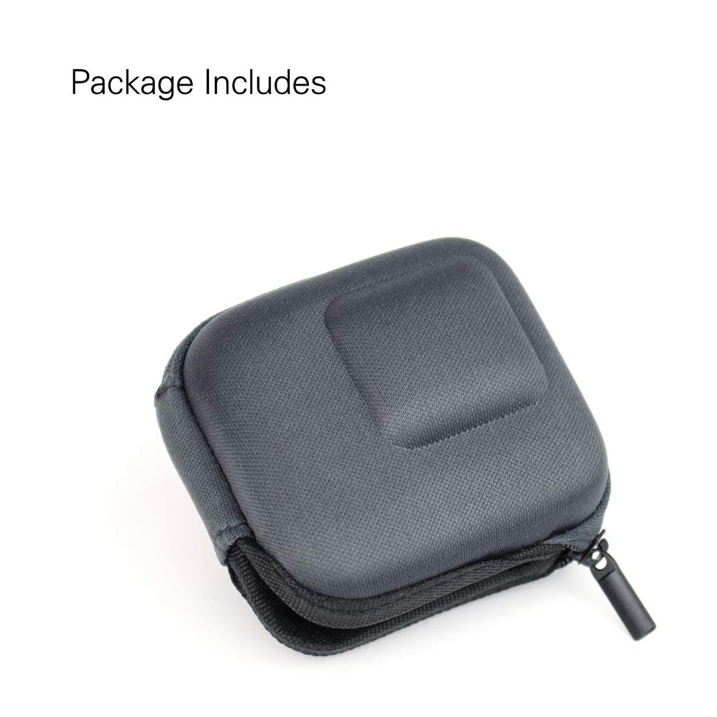 SOONSUN Waterproof Hard Carrying Case for GoPro Hero 5 6 7 Black - Compact Semi-Rigid Protective Shell Travel Storage Bag for GoPro Cameras - Perfect for Hiking, Travel & Outdoor Adventures