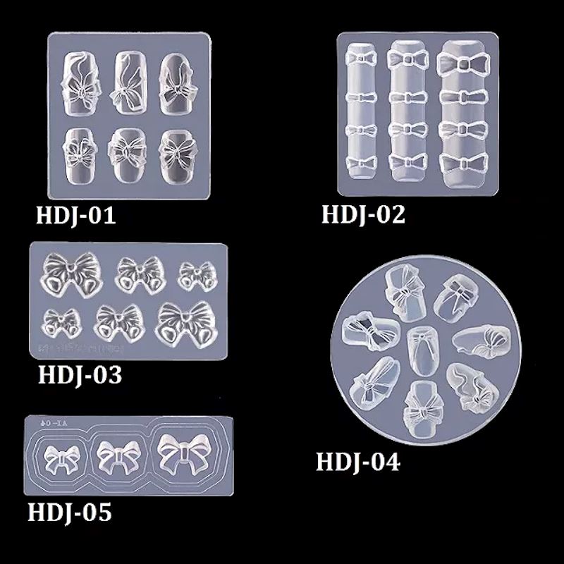 Premium Silicone Bow Molds for Baking & DIY Crafts – Perfect for Cupcakes, Candles, Soap Making & Resin Art