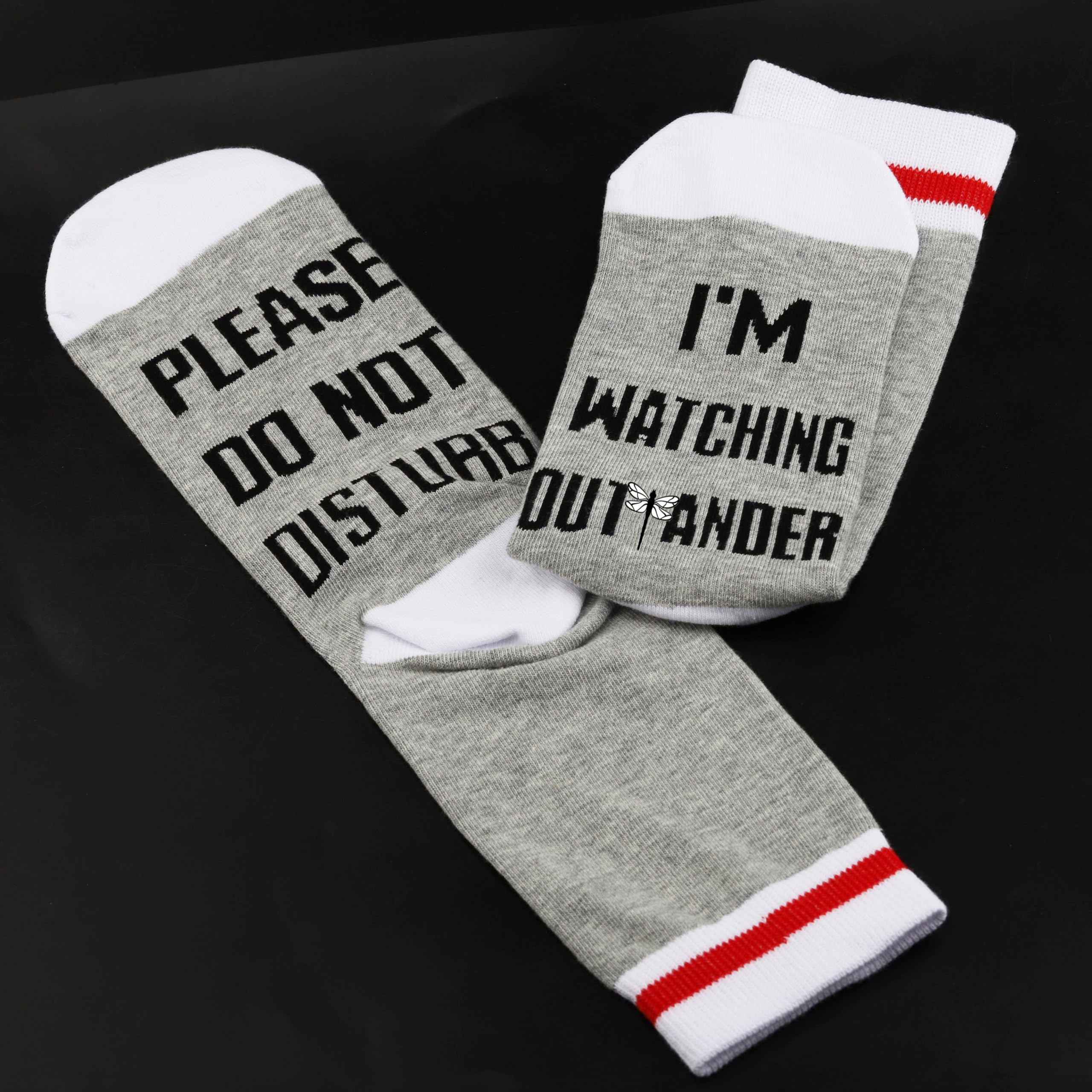 GJTIM 2 Pairs TV Show Inspired Novelty Socks - Perfect Gift for TV Lovers - Great for Cosplay, Themed Parties & Everyday Wear