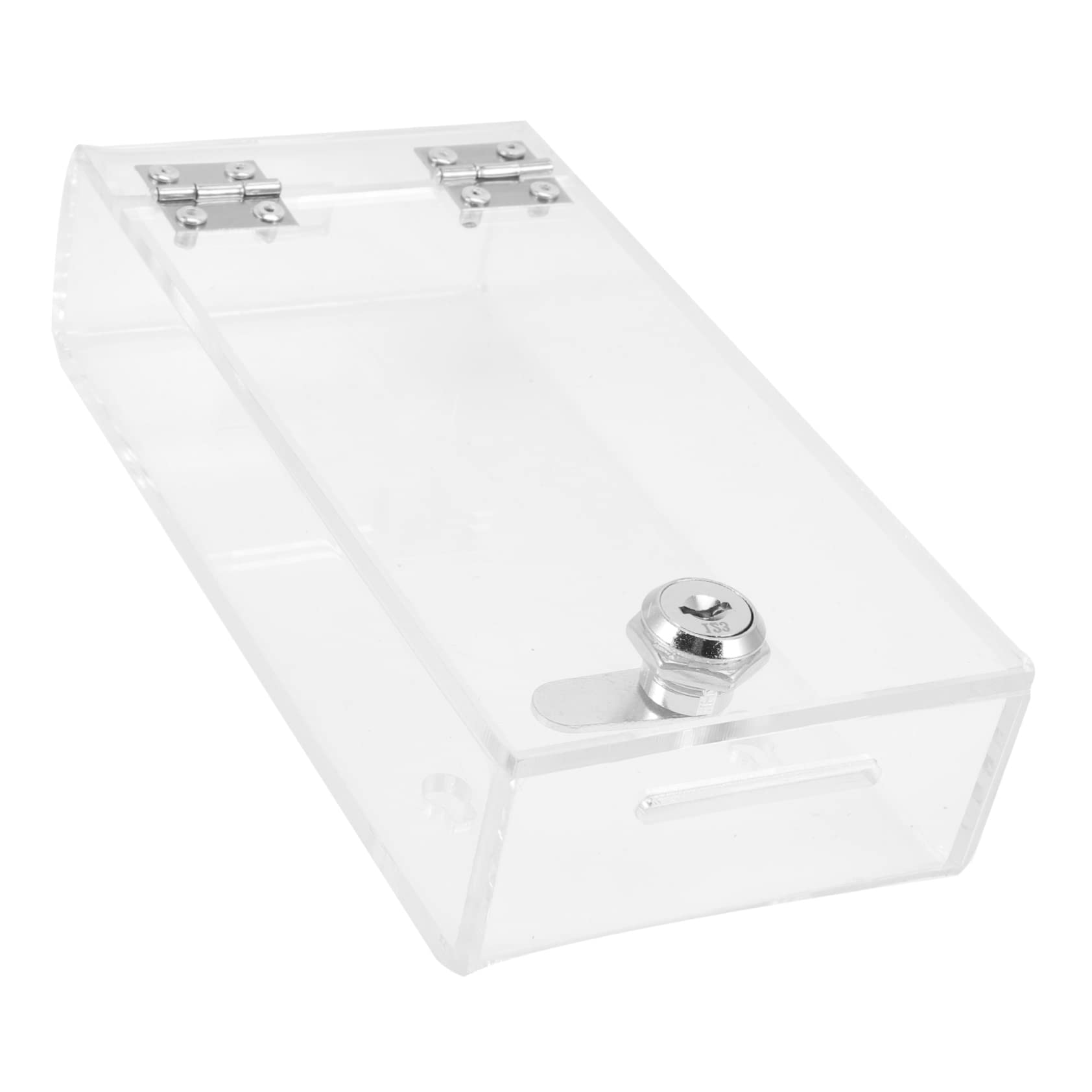 STOBOK Clear Acrylic Smartphone Storage Box with Lock - Durable Phone Organizer Case for Office, Home & Retail Use - Secure Cell Phone Locker Cabinet for Staff & Personal Devices