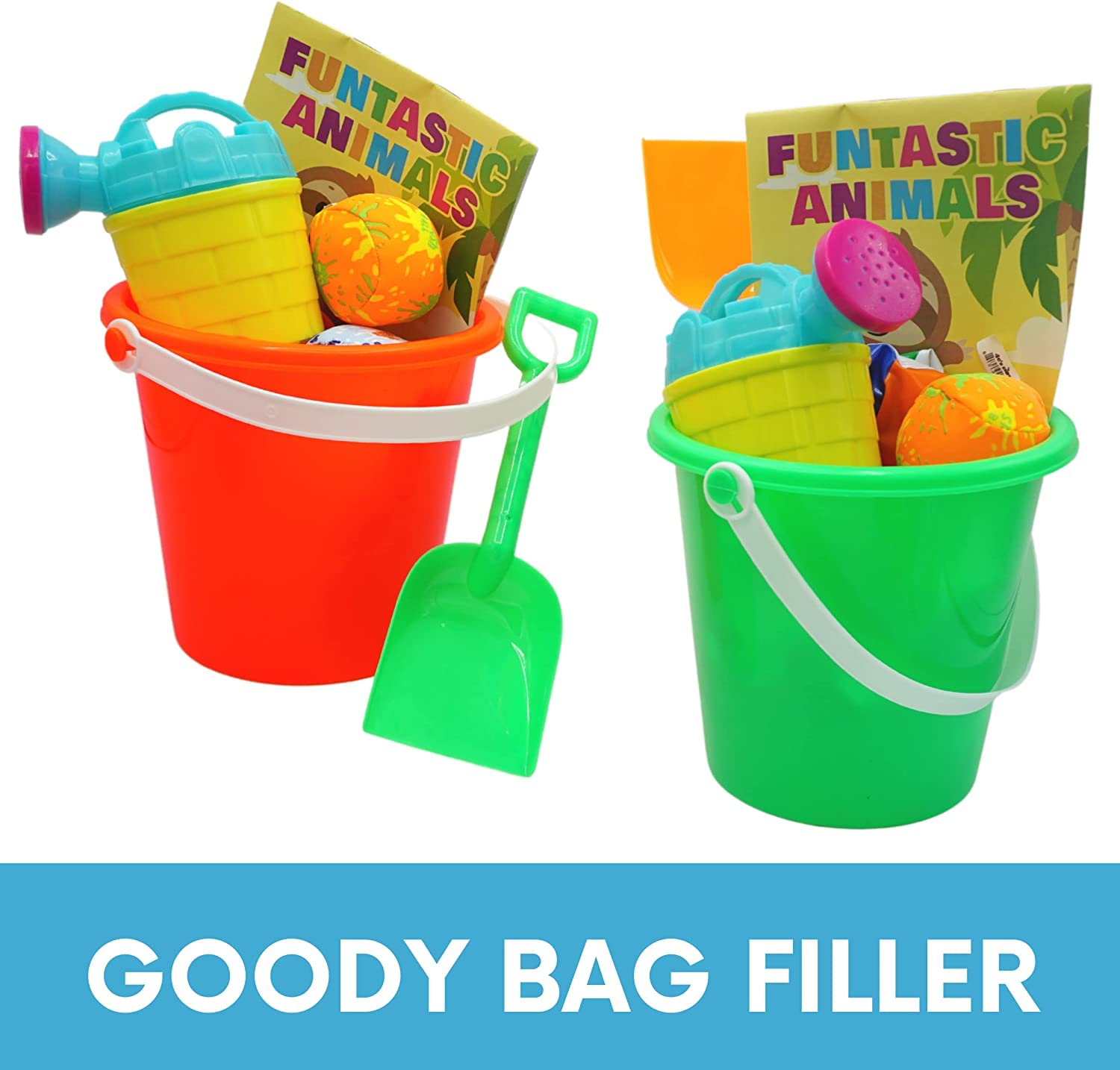 4.5 Inch Mini Plastic Kids Watering Cans Bulk 6 Pack - Gardening Tools for Toddlers, Beach Party Favors, Easter Basket Stuffers | Perfect for Outdoor Play, Gardening Activities, and Summer Sandbox Fun