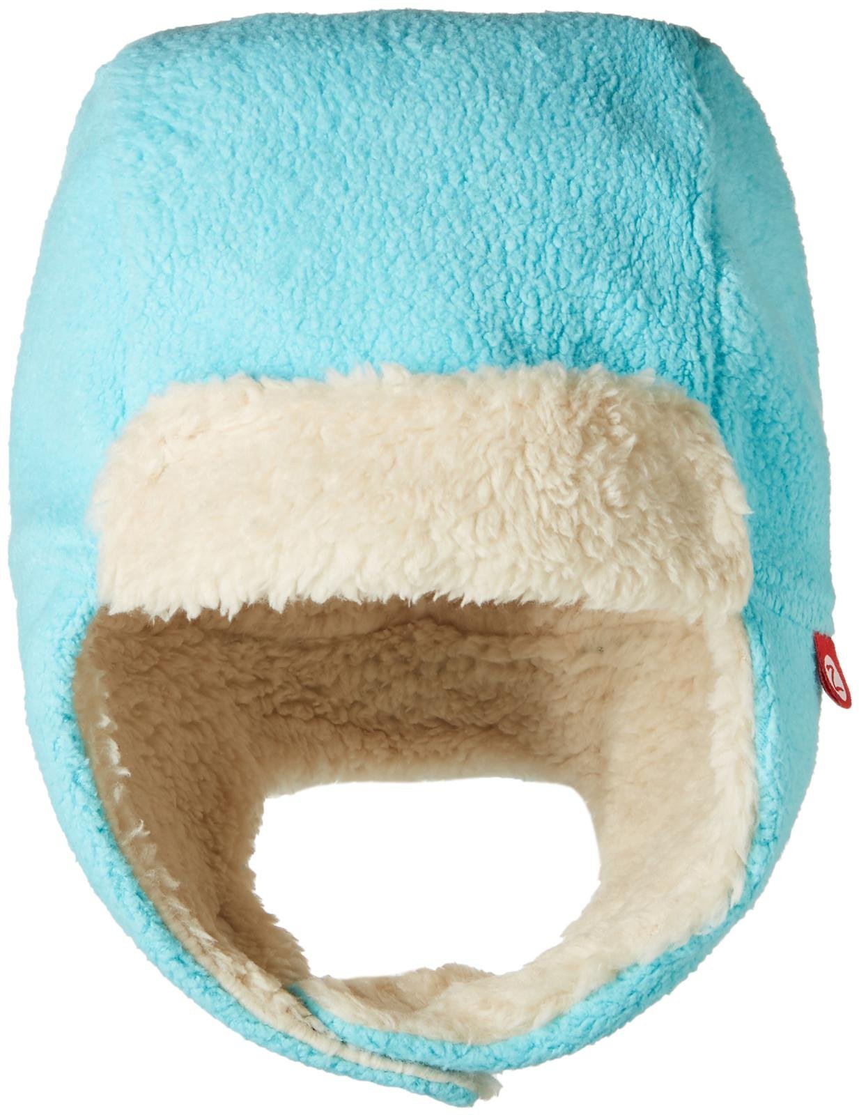 Zutano Baby Cozie Fleece Furry Winter Hat for Toddlers 18 Months - Soft Warm Infant Beanie for Outdoor Play, Snow Days & Poolside Sun Protection