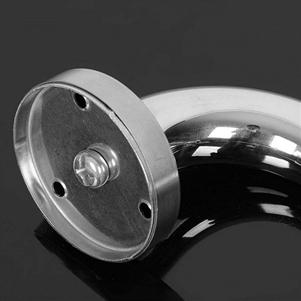 Stainless Steel Bathroom Safety Grab Bar - 50cm Silver Shower Handle & Toilet Support Rail for Elderly & Disabled - Non-Slip Tub Handrail for Bathroom, Wet Room & Mobility Assistance