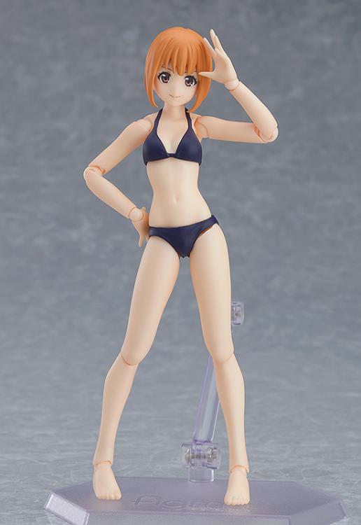 Figma #416 Emily Female Swimsuit Action Figure - Anime Collectible Model for Display & Photography
