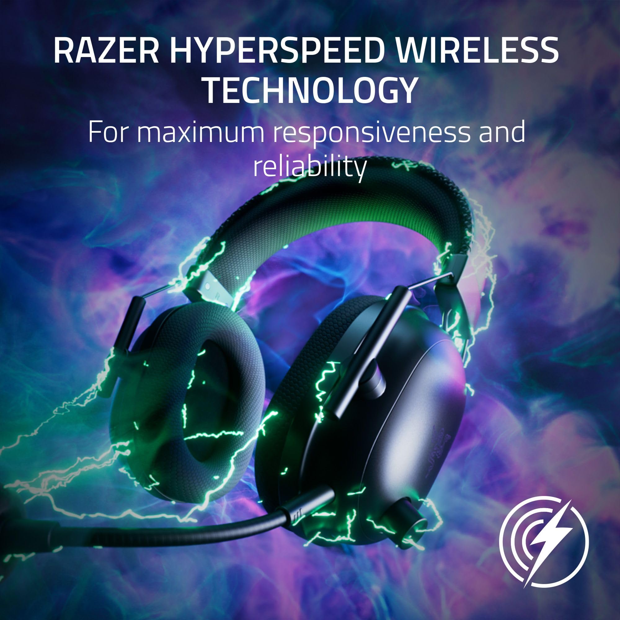 Razer BlackShark V2 Pro Wireless Gaming Headset for PS5 - TriForce 50mm Drivers, HyperSpeed Wireless, FPS Audio Profiles, Detachable Mic - Perfect for Esports, FPS Games & Immersive Playstation 5 Gaming Experience