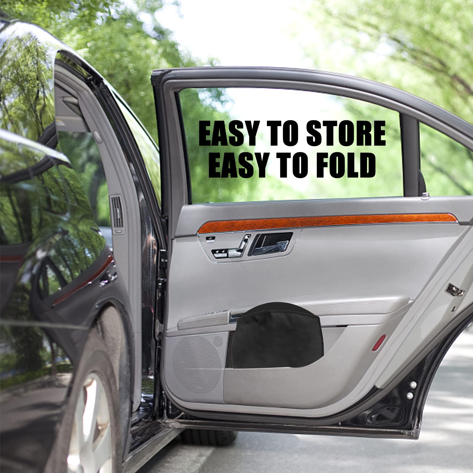 63.4 x 31.8 Inch SUV & Truck Windshield Sun Shade - Red Car Sun Visor Protector for Heat & UV Protection | Perfect for Parking, Road Trips & Summer Driving