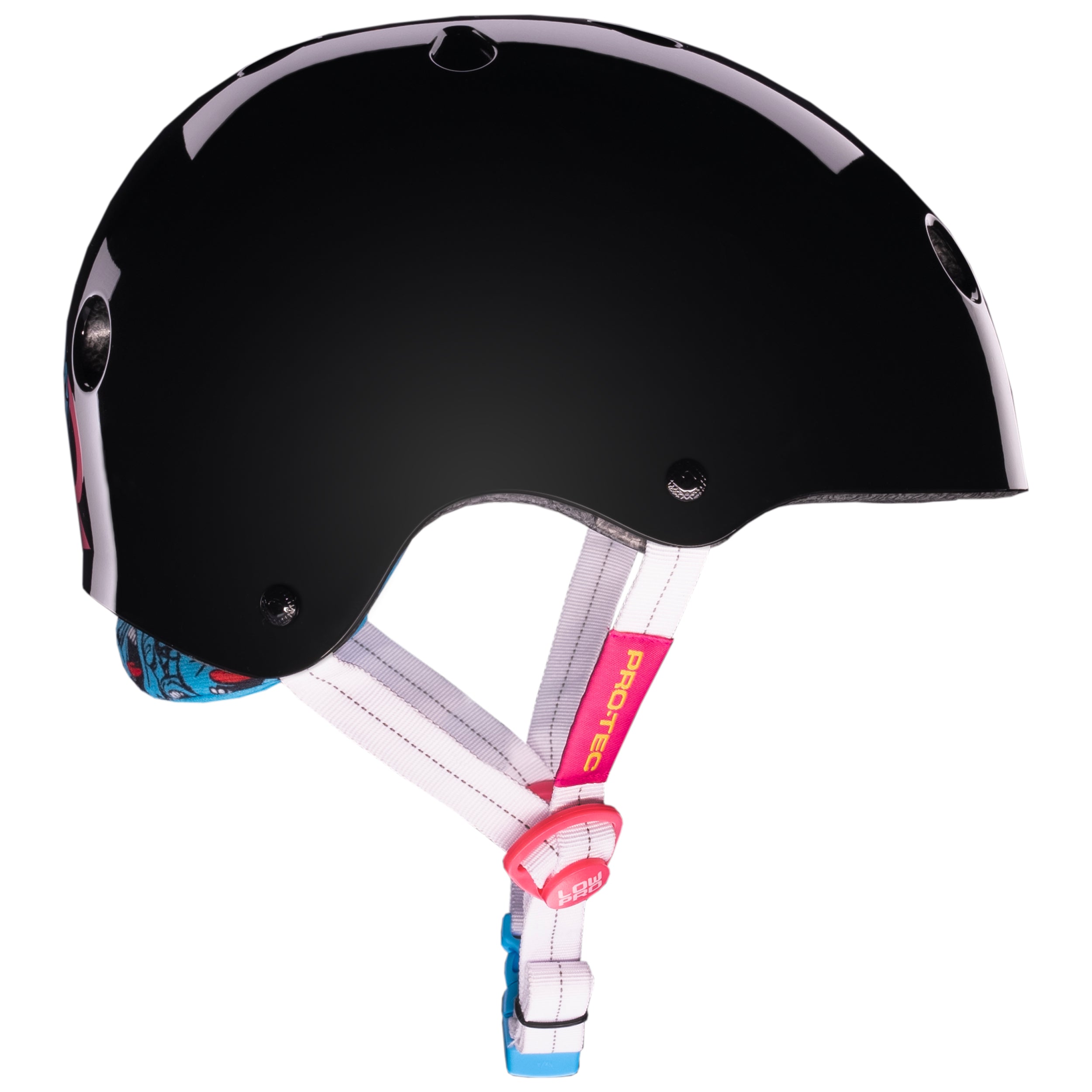 LOW PRO Certified Bike Helmet - SANTA CRUZ SIGNATURE EDITION in Gloss Black | Lightweight & Durable Cycling Protection for Mountain Biking & Urban Commuting