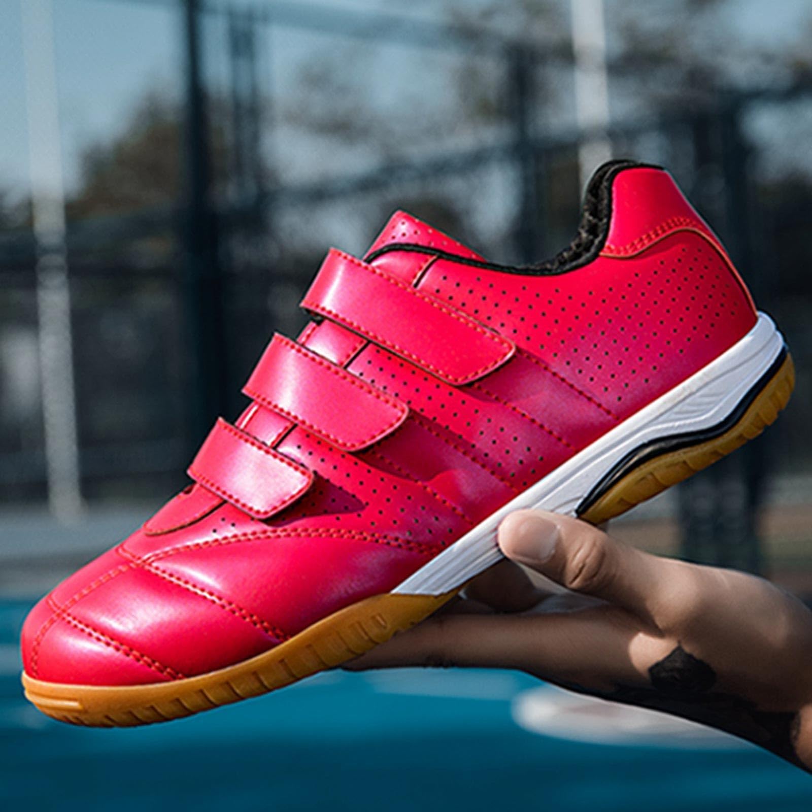 Professional Fencing Shoes for Men & Women - Lightweight Competition & Training Footwear for Fencing Sports (Red, Size 44) - Perfect for Tournaments, Practice & Club Training