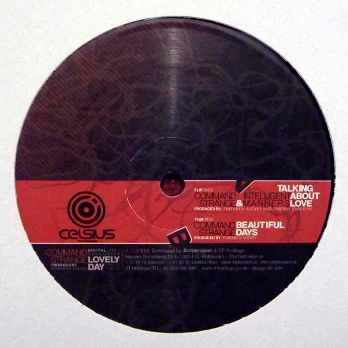 Command Strange & Intelligent Manners - Love & Beautiful Days Vinyl Record CLS013 | 12
