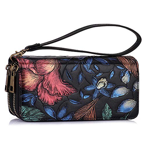 Embossed Colored Flowers