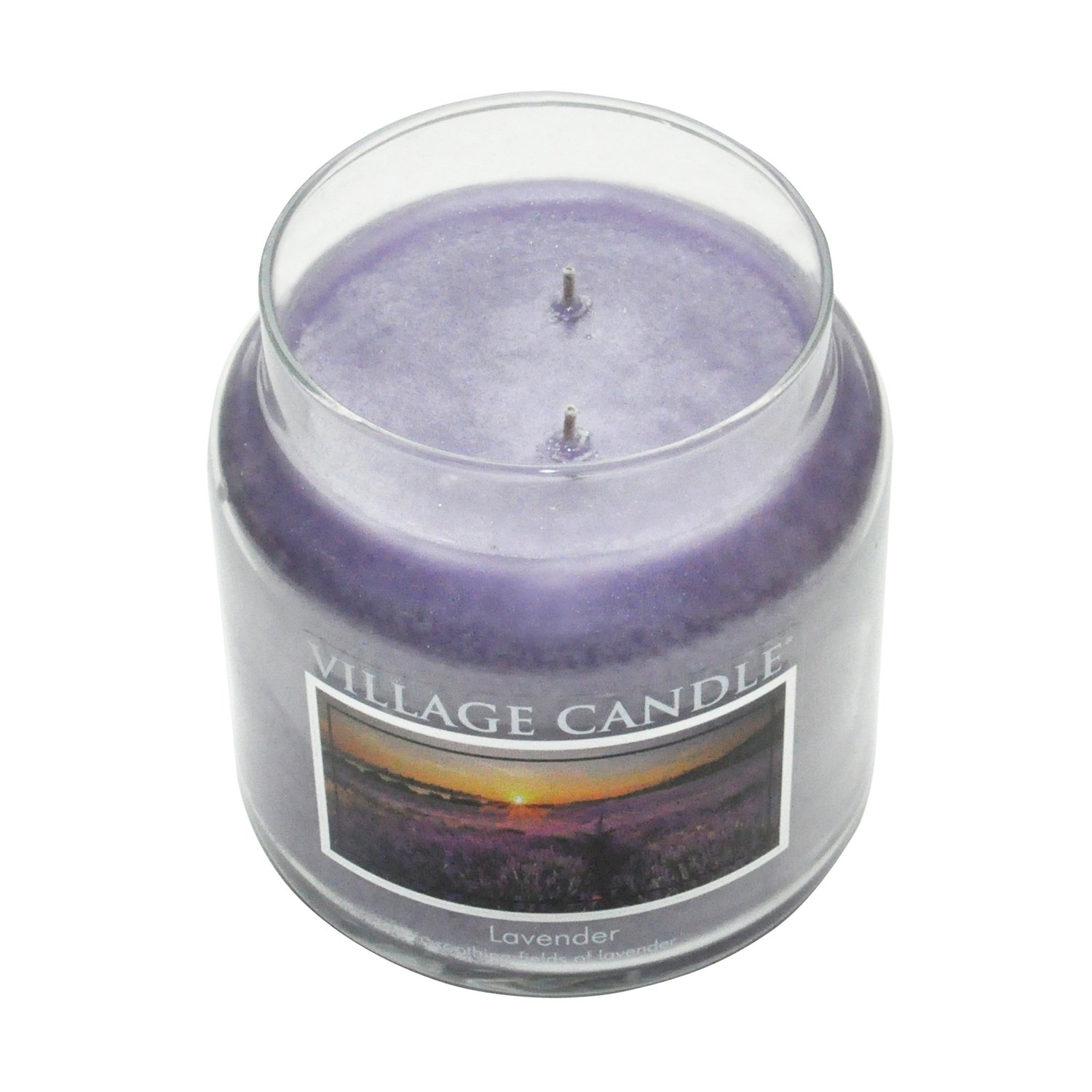Village Candle Eucalyptus Mint & Lavender Scented Candle Set - Large 21.25oz Glass Apothecary Jar - Aromatherapy Candles for Relaxation, Spa & Home Decor
