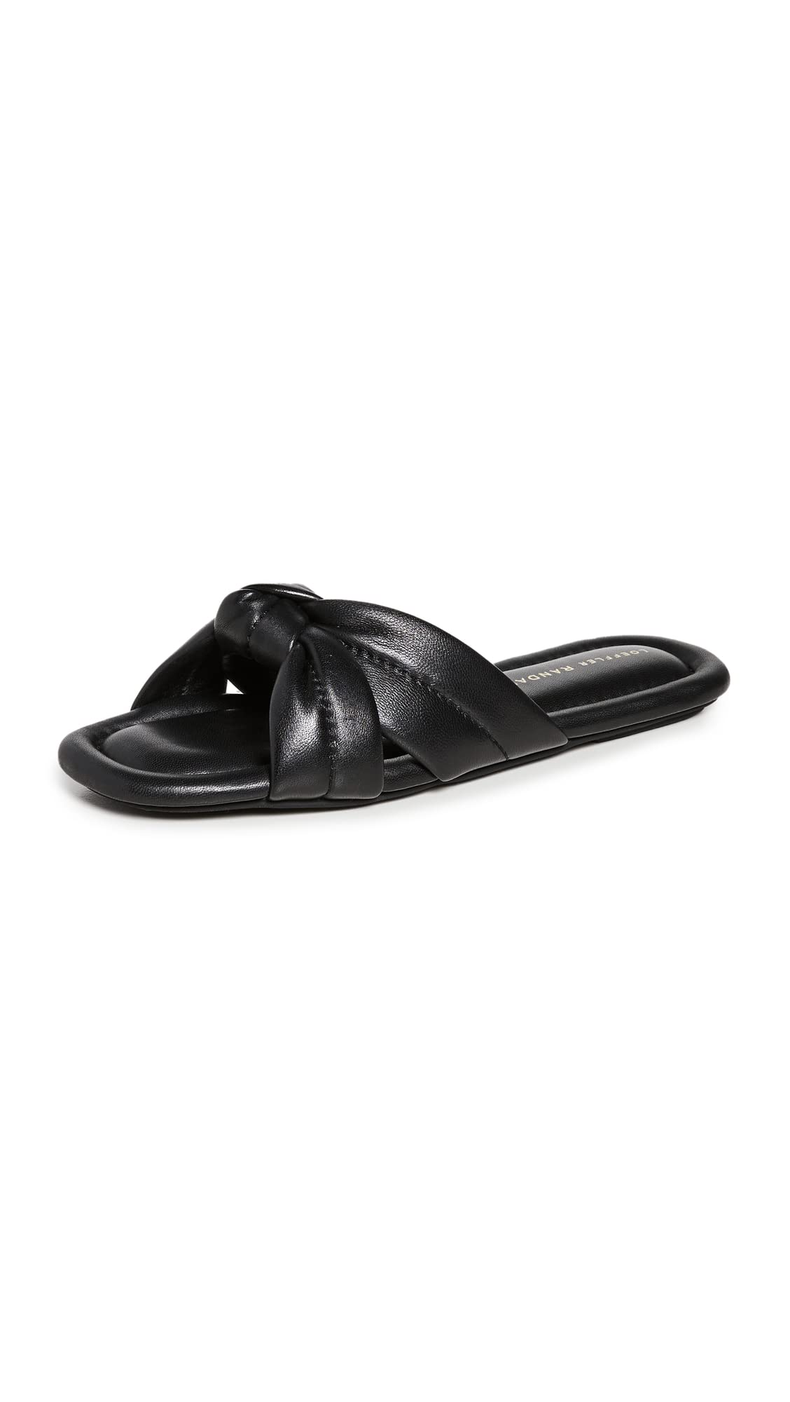 Loeffler Randall Women's Polly Puffy Knot Sandals | Comfortable Summer Slide Sandals for Women | Beach, Pool & Casual Outfits
