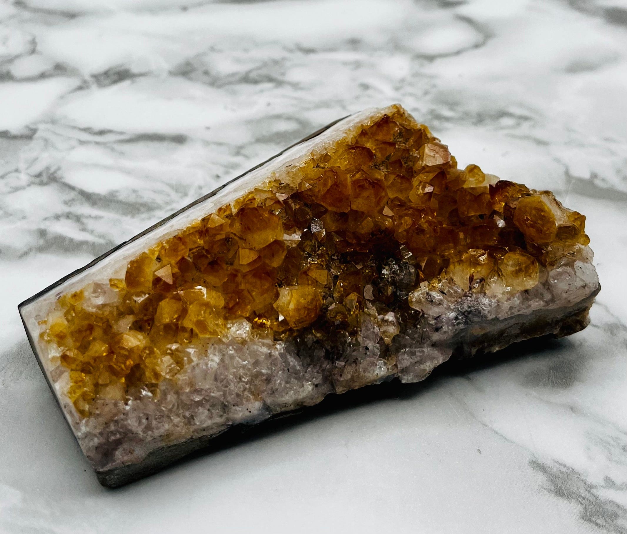 Natural Citrine Crystal Cluster - 56g Raw Citrine Stone for Healing, Meditation & Energy Work | Home Decor, Reiki, Feng Shui, Gift Idea
