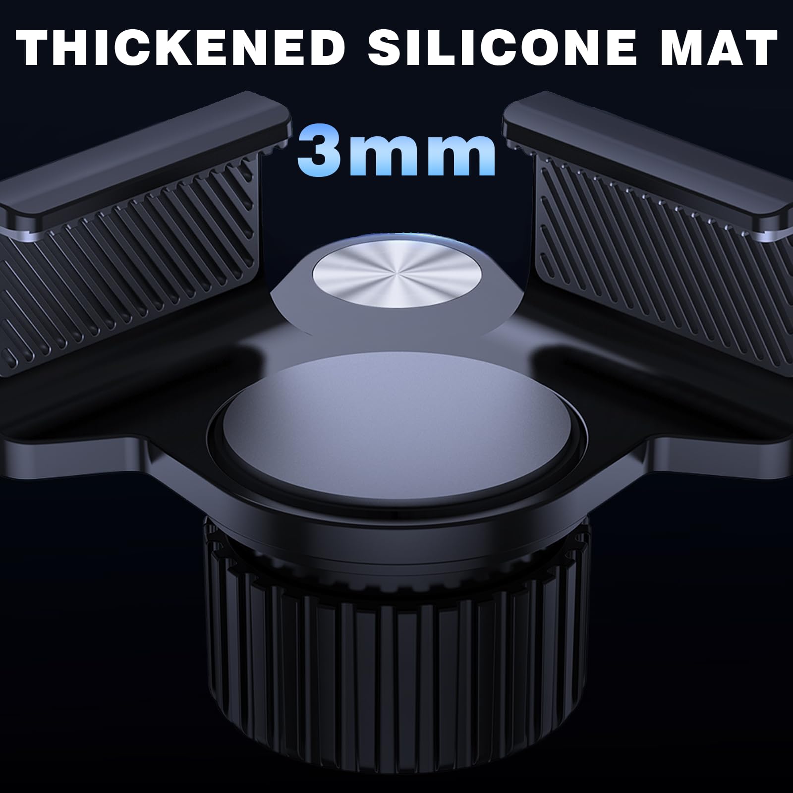 Adjustable Universal Phone Mount for Tesla Model 3/Y/Cybertruck - Non-Adhesive Car Phone Holder Fits All Smartphones (2025 Model) | Perfect for Navigation, Streaming & Hands-Free Driving