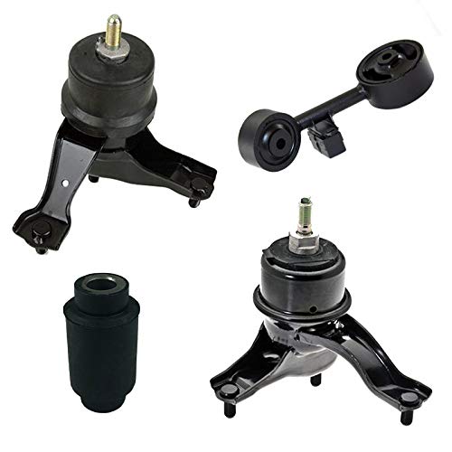 2004 Toyota Highlander 3.3L Engine Motor & Transmission Mount Set - Compatible with A4212, 9591, A4205, A4207 (Part# K2929) - Smooth Ride & Vibration Reduction for Daily Commute & Road Trips