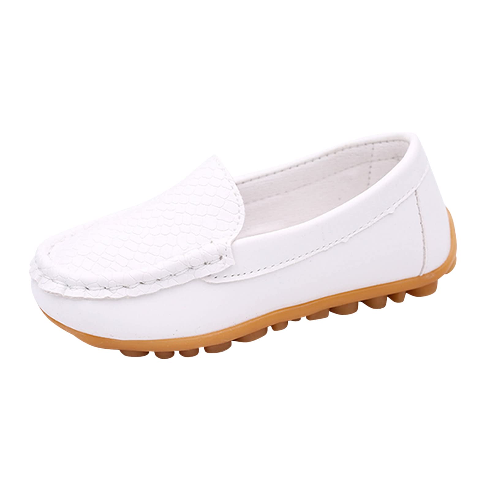 Toddler Boys Girls Slip-On Loafers - Soft Winter Boat Shoes for Kids Play & Dress