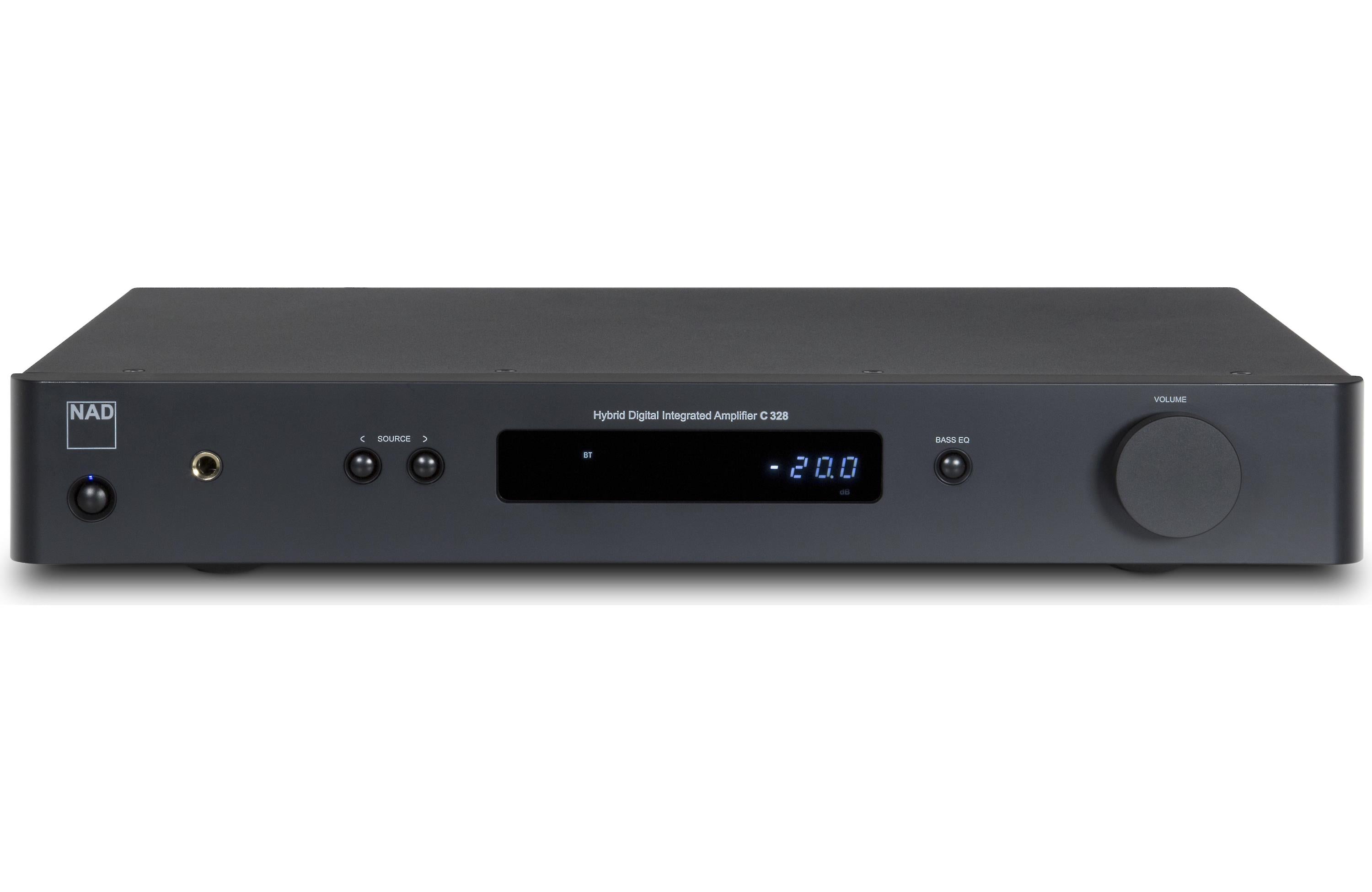 NAD Electronics C 328 Stereo Integrated Amplifier with Built-in DAC & Bluetooth - Perfect for Home Audio Systems & Music Streaming