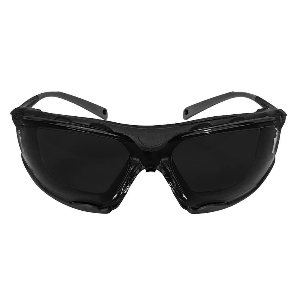 DuraDrive A07 28S Smoke Lens Safety Goggles - Anti Scratch, Anti Fog, Removable Foam Gasket - Perfect for Woodworking, Construction & DIY Projects