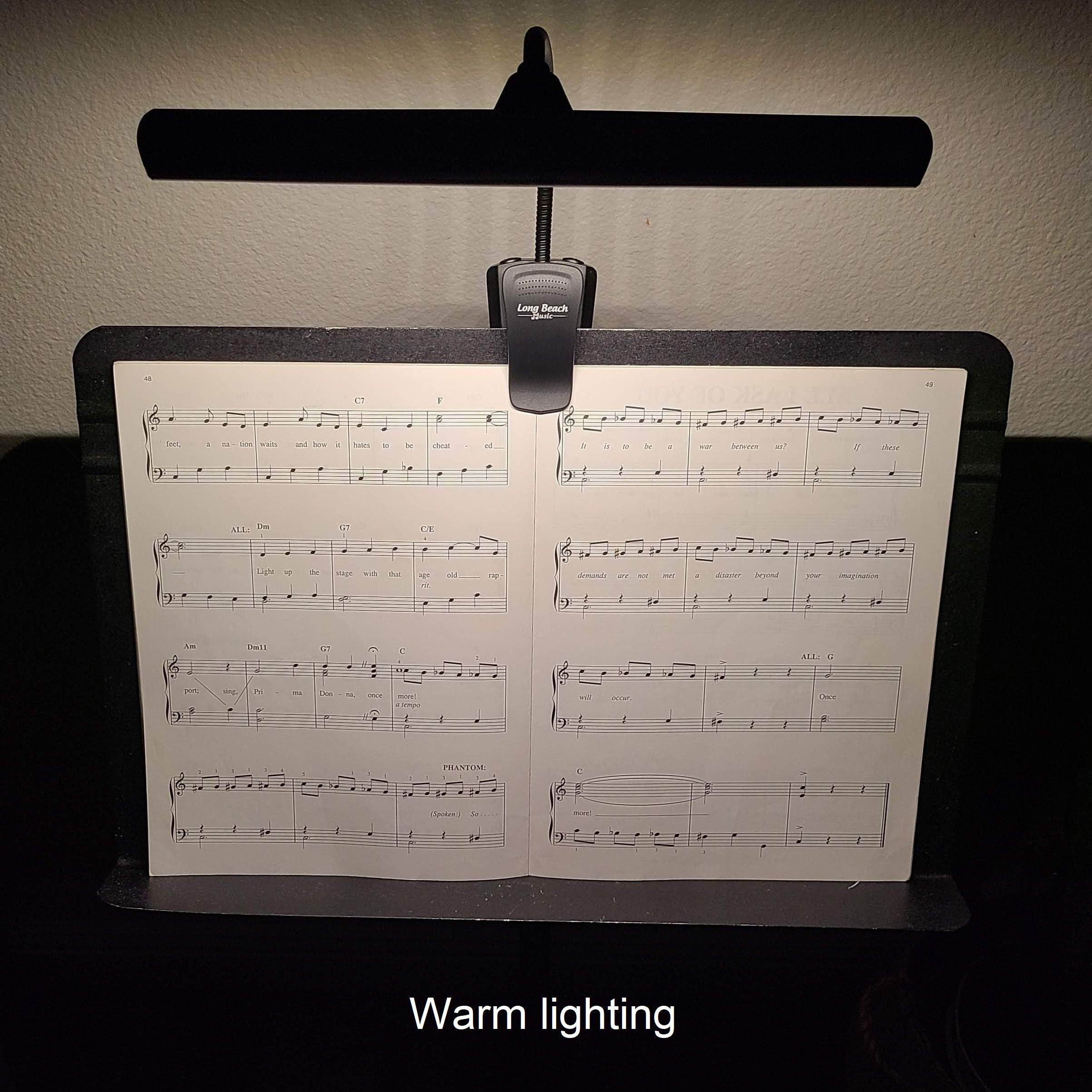18 LED Rechargeable USB Clip-On Music Stand Light - Extra Wide Orchestra Lamp for Piano, Desk & Reading | Perfect for Musicians, Students & Home Office Use