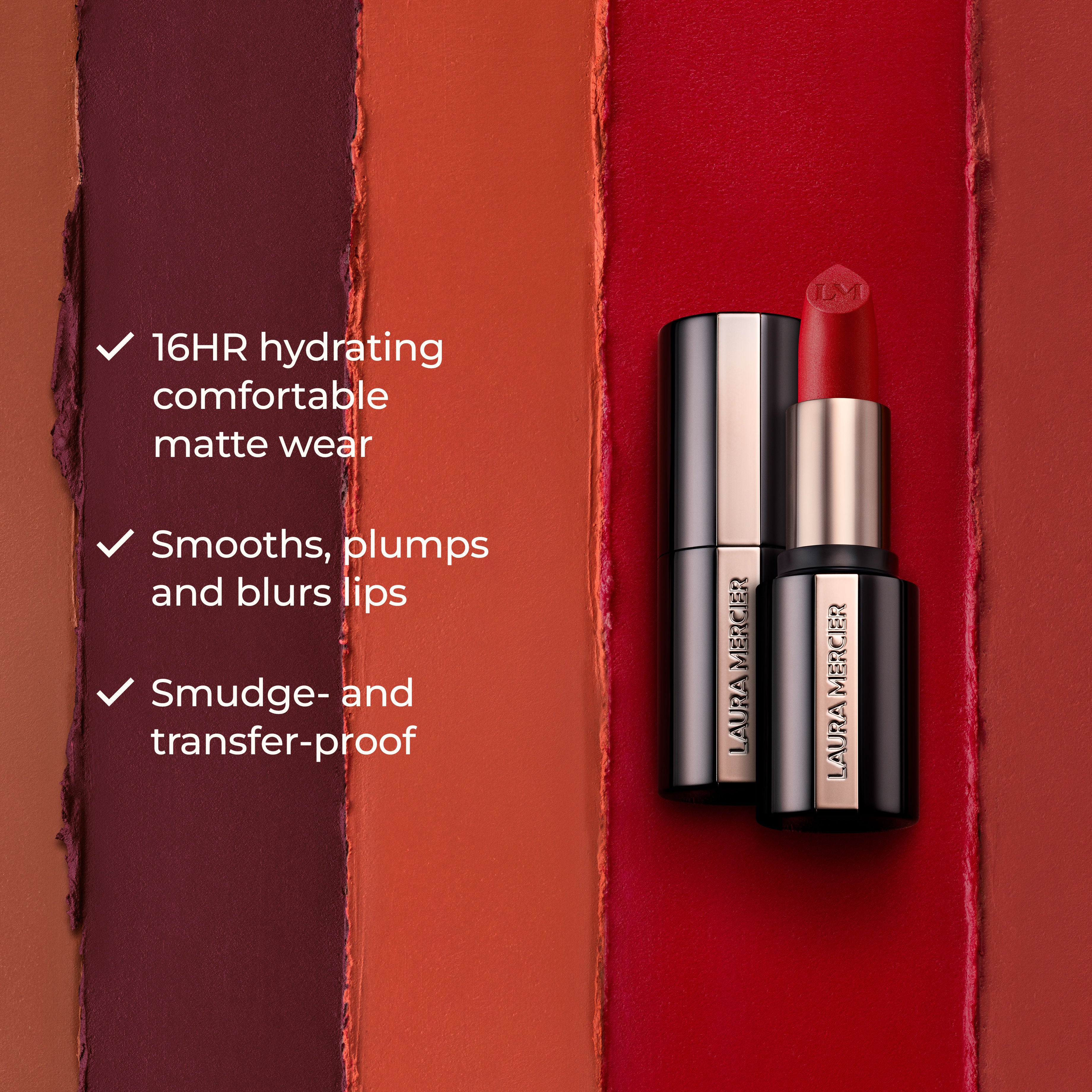 Luxury Matte Lipstick - Caviar Smoothing Long-Lasting Lip Color for Women | Perfect for Everyday Wear, Date Night & Special Occasions
