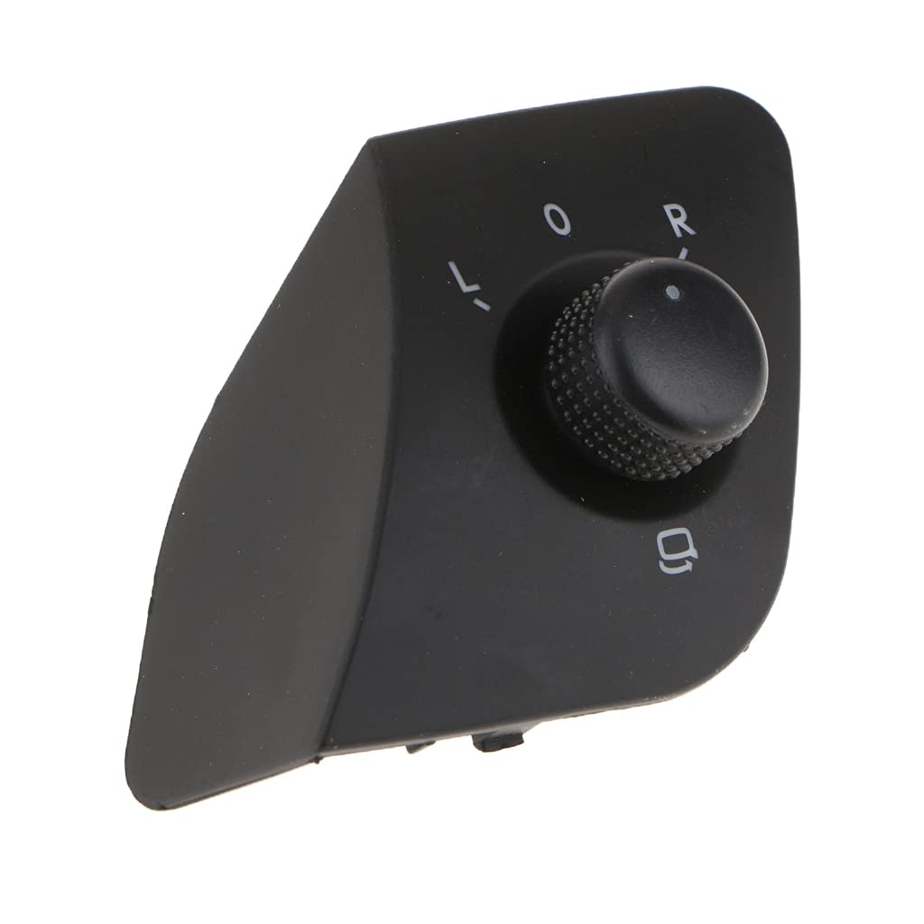 2009 Seat Ibiza Plastic Car Side Mirror Adjust Switch Knob - OEM# 6J1959565 Replacement - Perfect for Easy Mirror Adjustment & Driving Safety