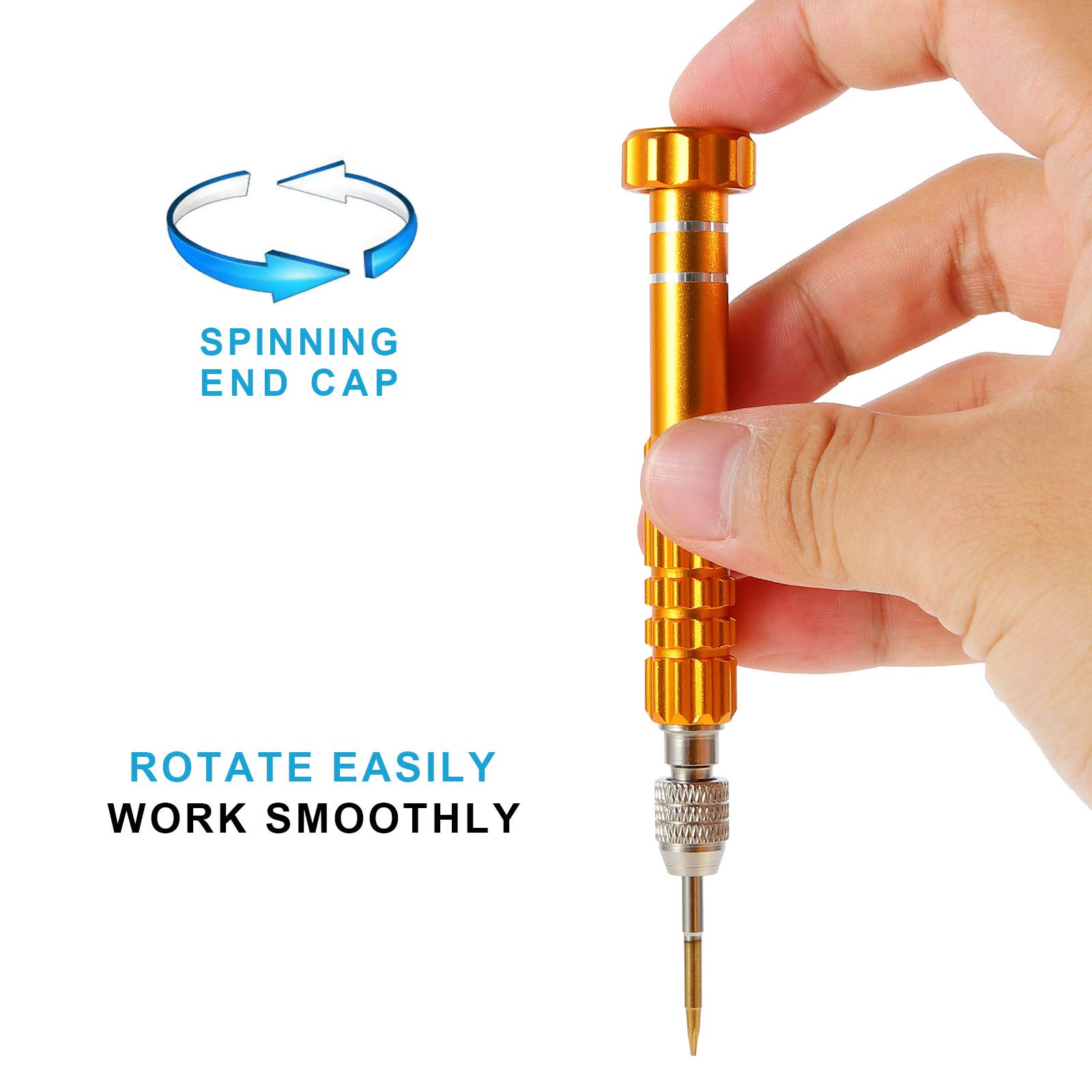 Precision Micro Screwdriver Set for Electronics, Watches & Eyeglasses - Mini Repair Tool Kit for Tiny Screws, Jewelry & Phone Repair - Perfect for DIY, Watchmakers & Technicians