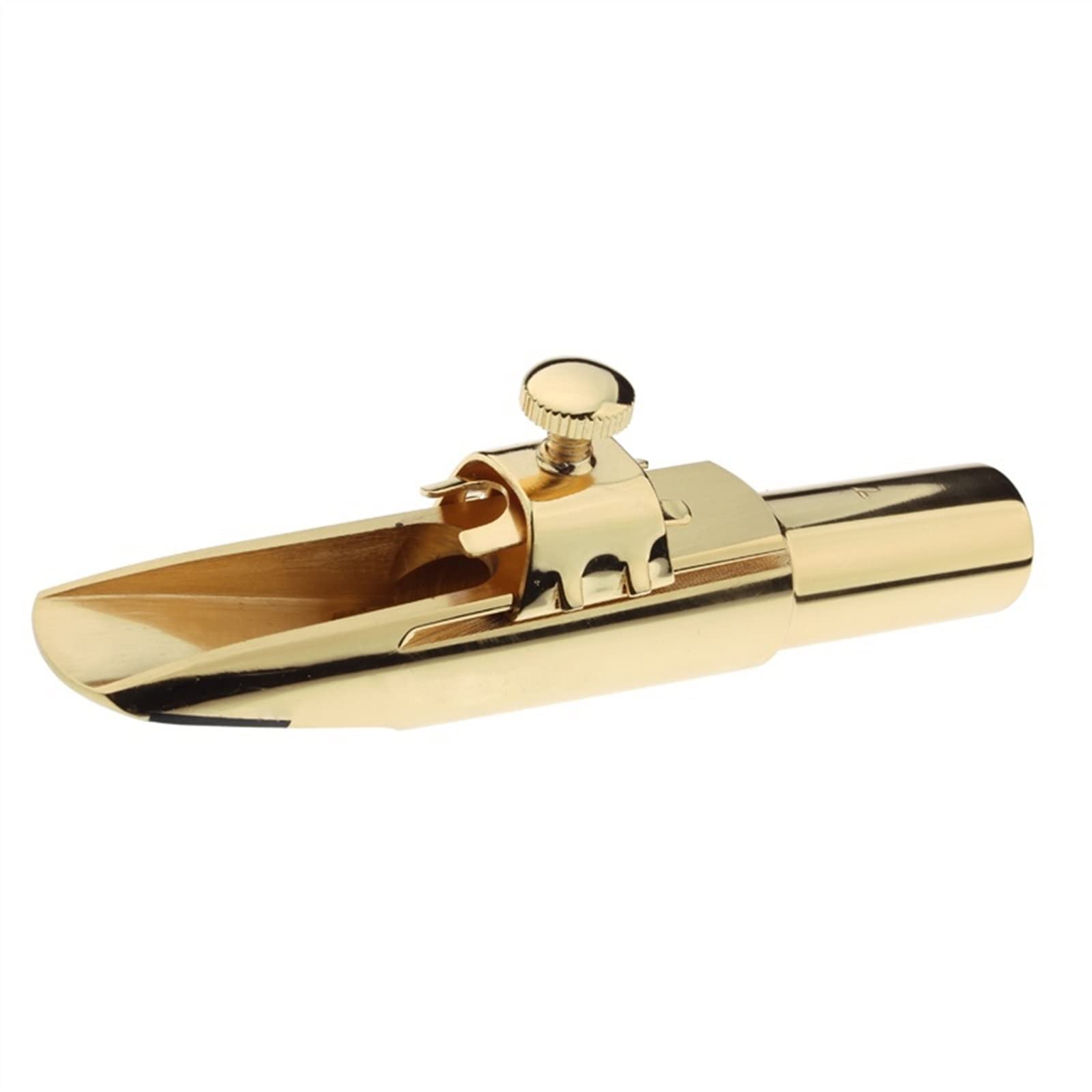Professional Tenor Saxophone Metal Mouthpiece - Gold Plated Saxophone Accessories for Jazz, Blues & Live Performances - Perfect for Musicians & Students