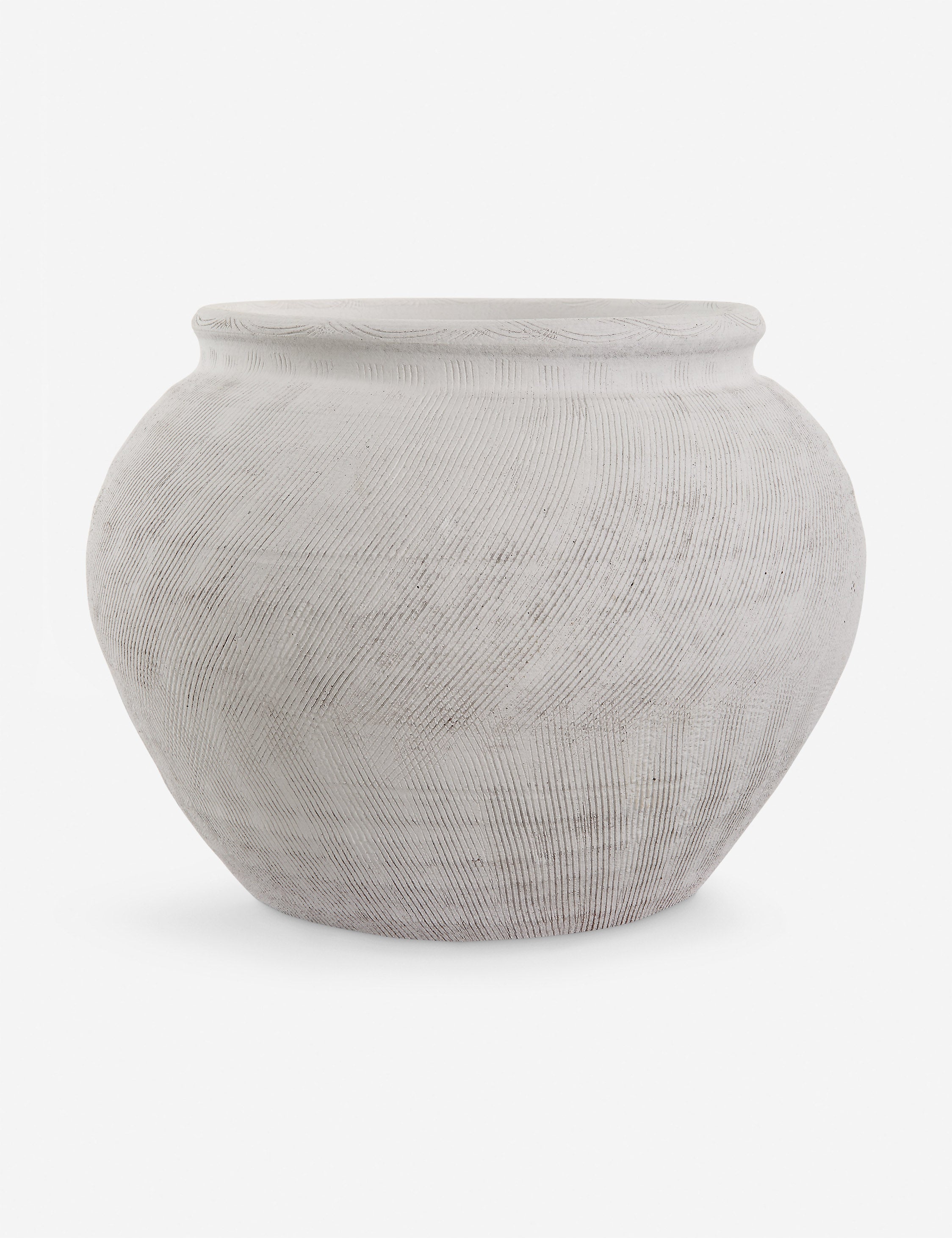 Arrosa Decorative Vase - Elegant Ceramic Flower Vase for Home Decor, Wedding Centerpieces & Tabletop Display (White, 12 Inch) - Perfect for Living Room, Dining Table & Office Decor