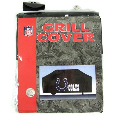 NFL Vinyl Grill Cover for Outdoor BBQ Protection - Durable Weatherproof Football Team Design for Gas & Charcoal Grills - Perfect for Tailgating, Backyard Parties & Game Day