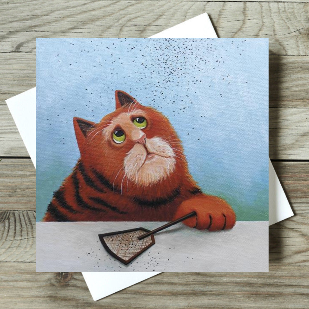 Vicky Mount Midges Greeting Card - Unique Handmade Birthday & Holiday Cards for All Occasions - Perfect for Anniversaries, Thank You Notes & Special Celebrations