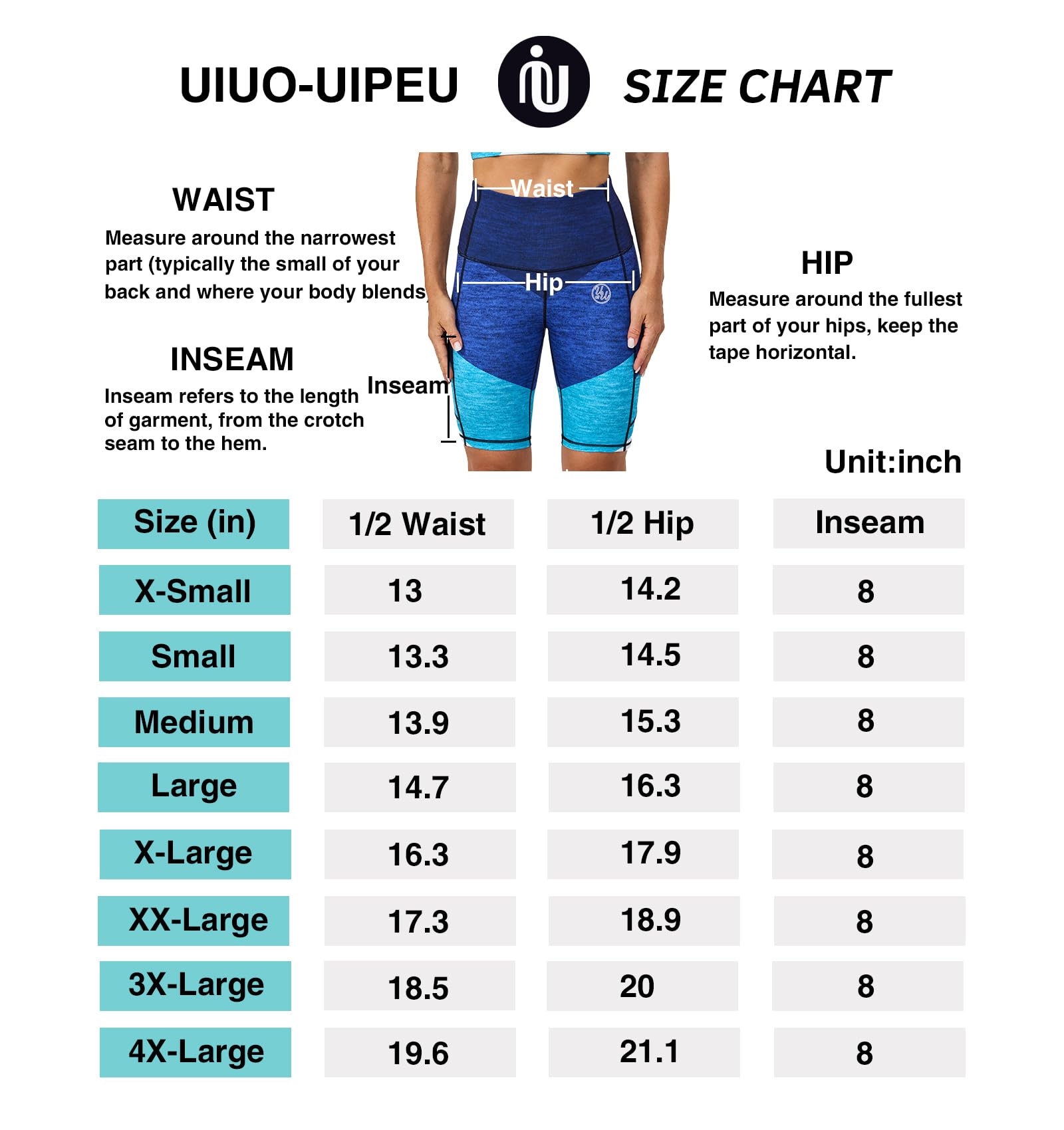 High Waisted Yoga Pants for Women - Tummy Control Workout Leggings with Pockets | 7/8 Length Compression Fitness Pants for Gym, Running & Everyday Wear