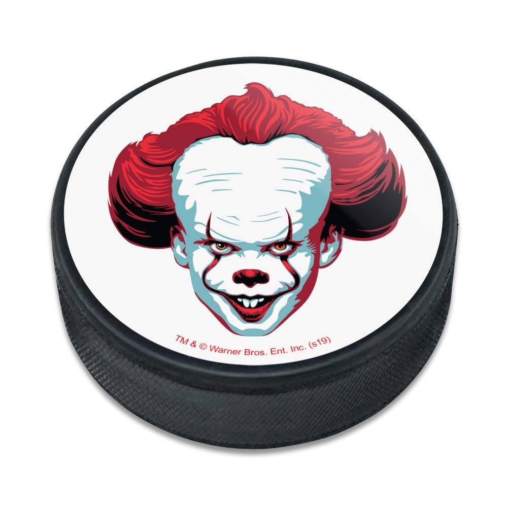 Pennywise Come Home Horror Movie Themed Ice Hockey Puck - Collectible Hockey Puck for Fans, Halloween Decor, Horror Memorabilia - Perfect for Hockey Games, Horror Movie Nights, and Themed Parties