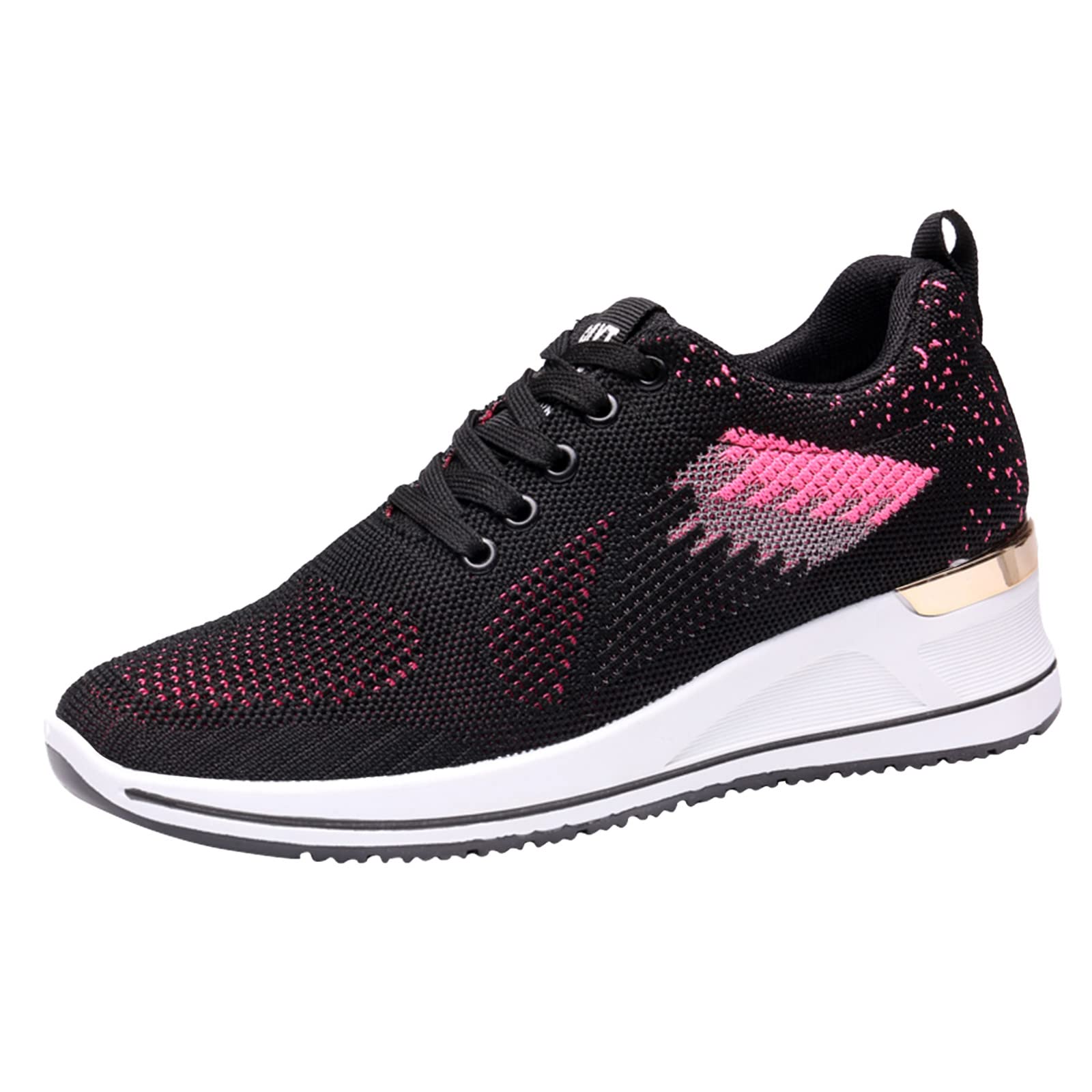 Phylmscde Women's Breathable Mesh Wedge Sneakers - Comfortable Running Shoes for Outdoor Fitness, Casual Wear & Sports | Perfect for Gym, Walking & Daily Activities