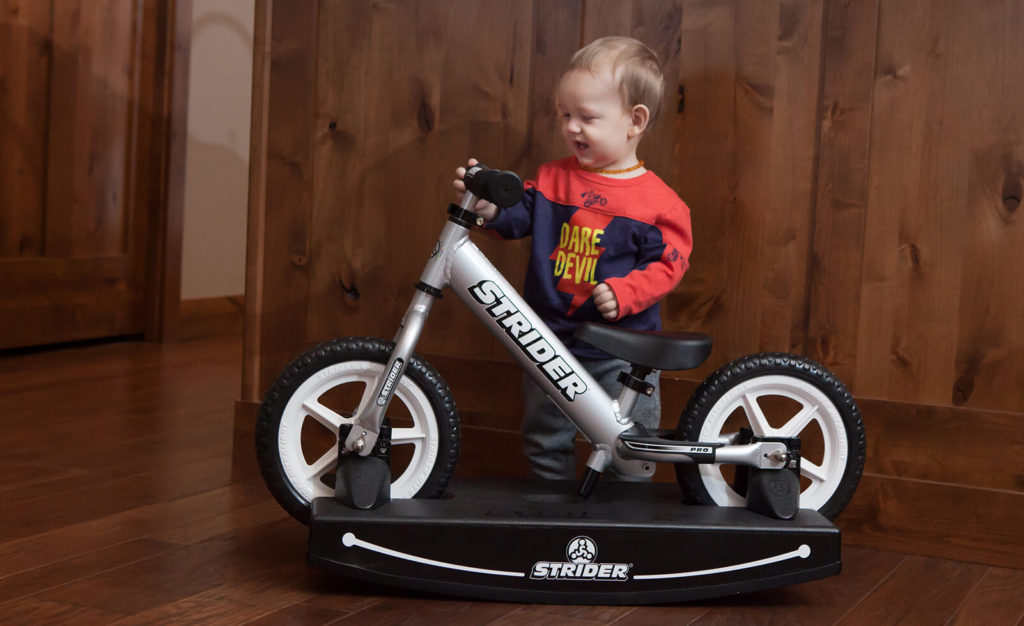 Strider Pro 2-in-1 Balance Bike & Rocking Horse for Toddlers - Perfect for Indoor Play, Outdoor Learning, and First Bike Experience